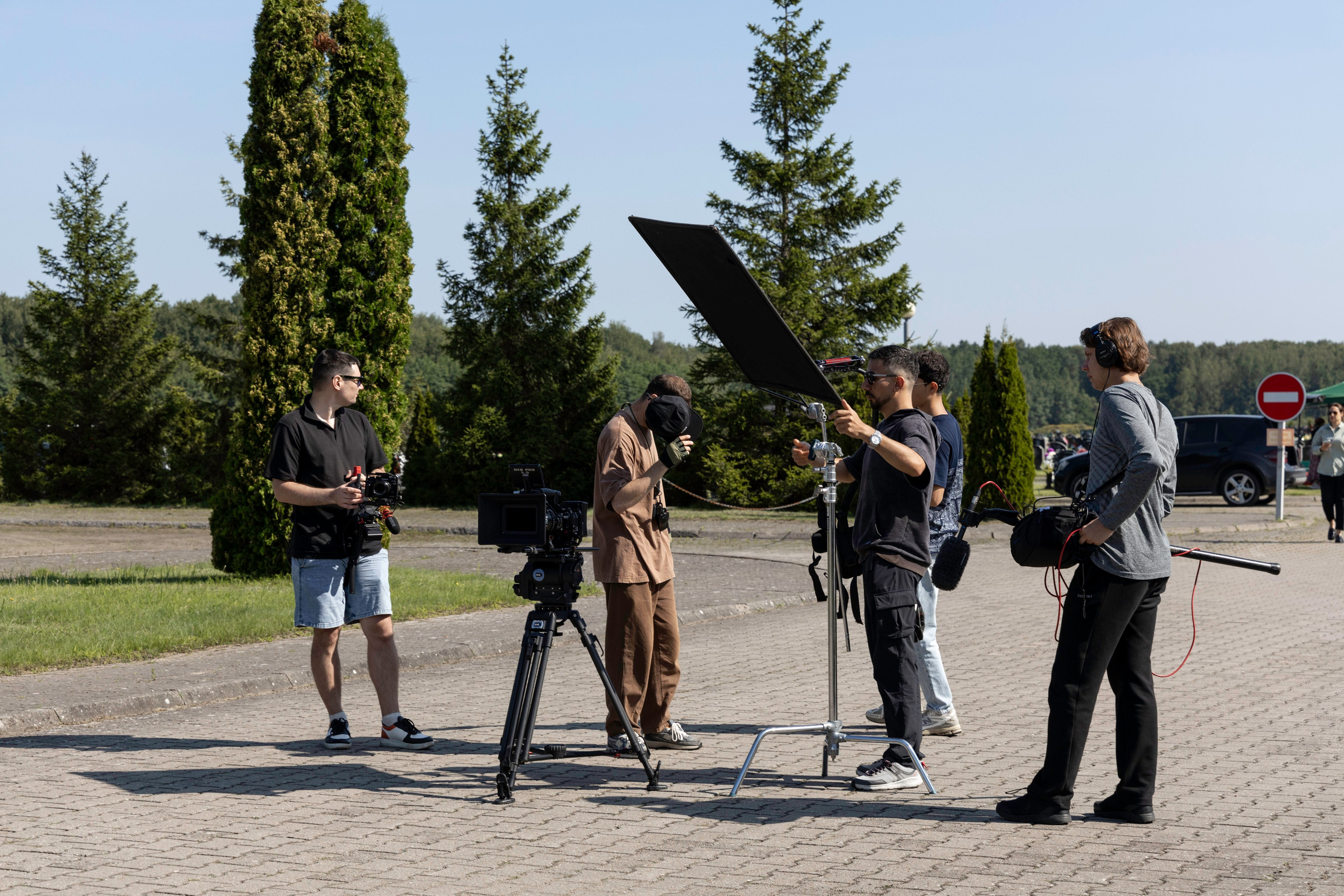 Бэкстэйдж докуметального фильма «Мой папа герой». Olya Posnimay