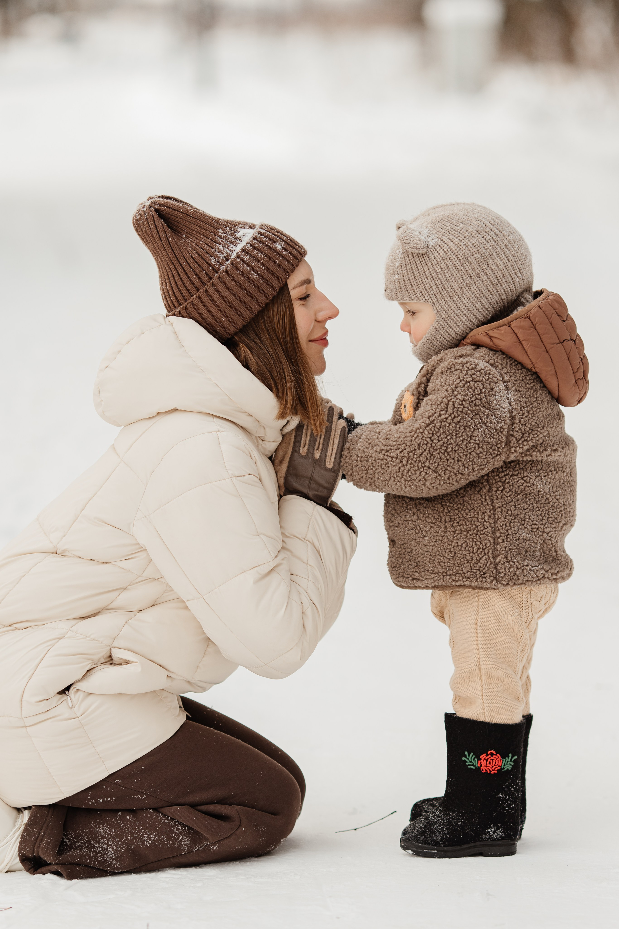 Зимние семейние фотосессии в лесу. Анна Блохина Фотограф Звенигород Одинцово Истра Красногорск Москва