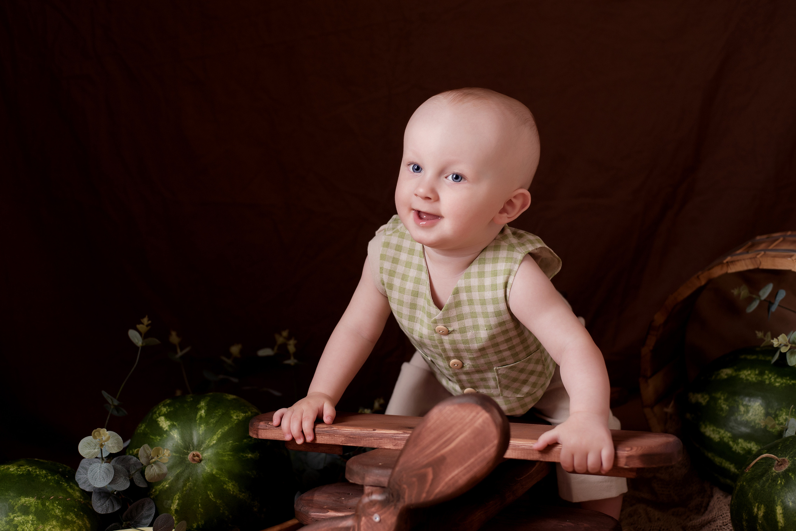 Арбузные истории /Артем 10 месяцев/. Детский фотограф в Долгопрудном и Москве