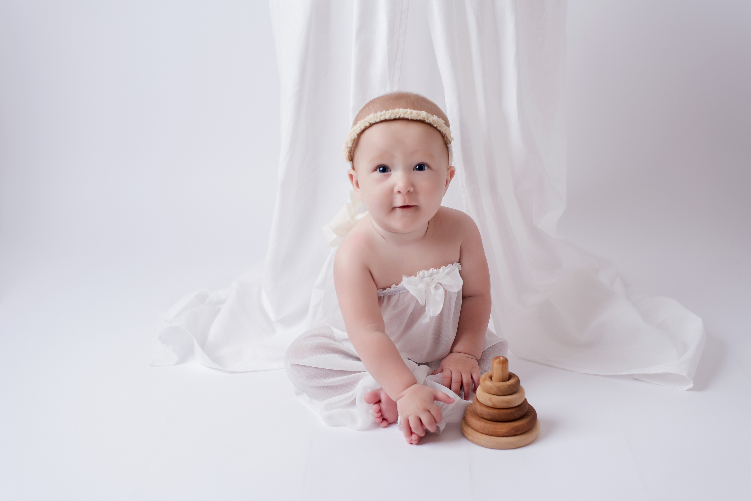 Настенька 7 месяцев. Детский фотограф в Долгопрудном и Москве