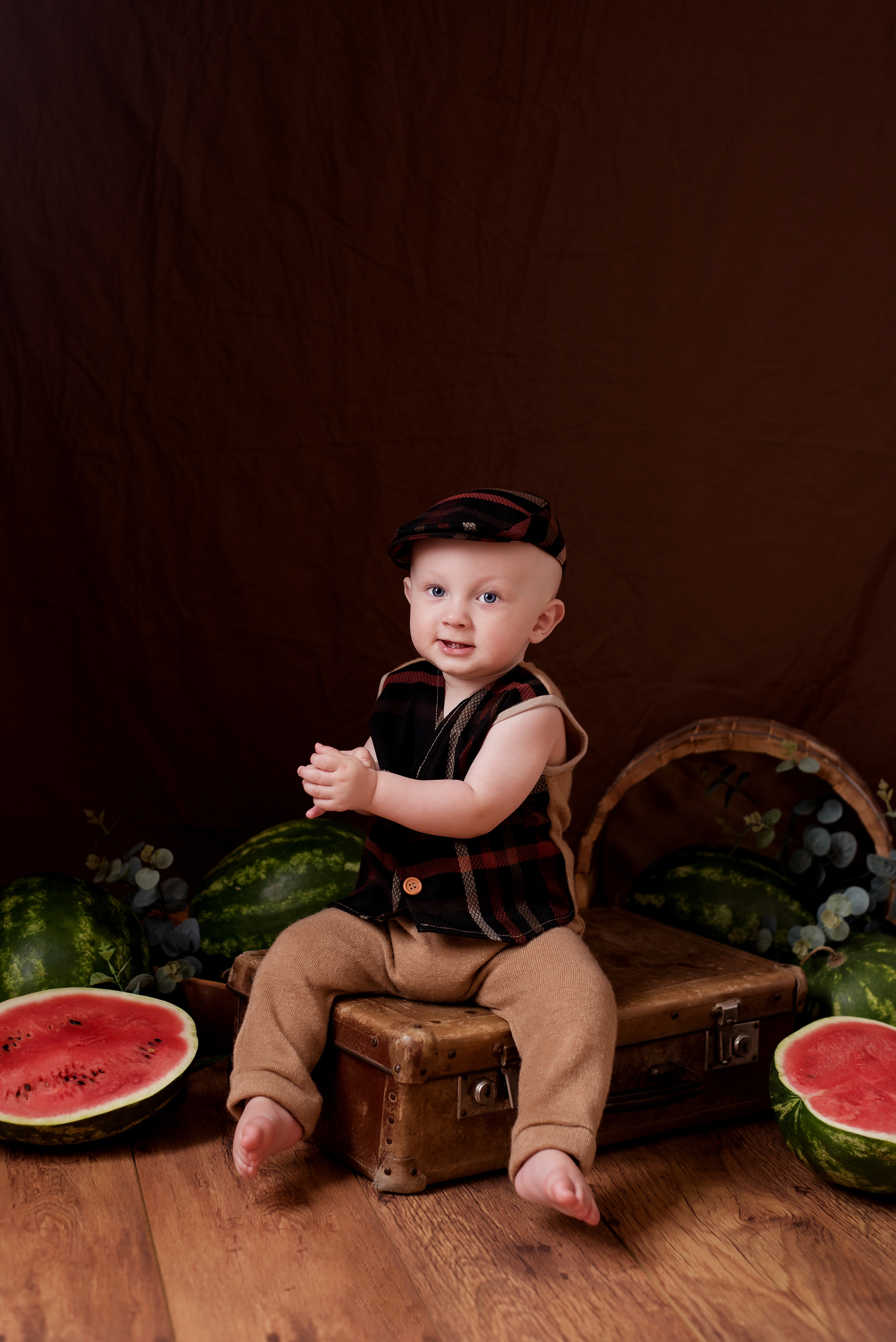 Арбузные истории /Артем 10 месяцев/. Детский фотограф в Долгопрудном и Москве