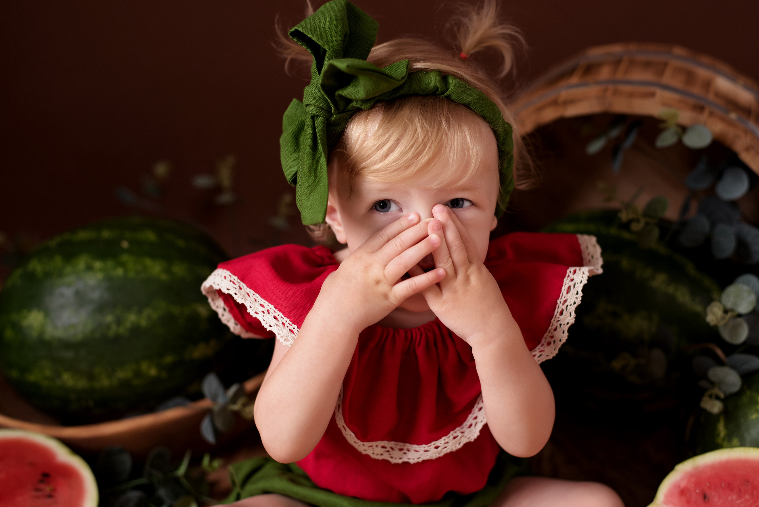 Арбузные истории /Арина 1,2 года/. Детский фотограф в Долгопрудном и Москве