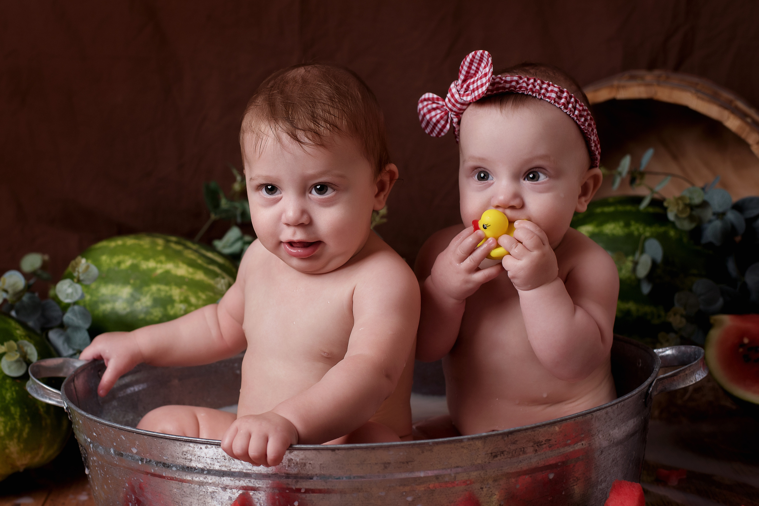 Давид и Мариам 7 мес. Детский фотограф в Долгопрудном и Москве