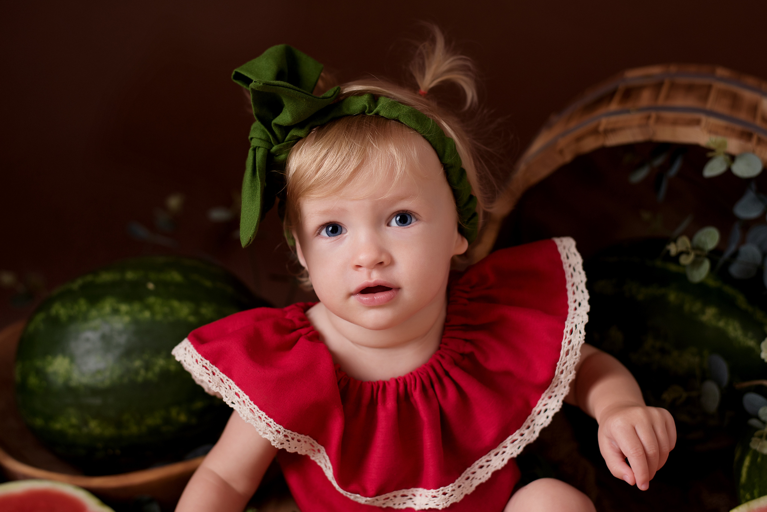 Арбузные истории /Арина 1,2 года/. Детский фотограф в Долгопрудном и Москве