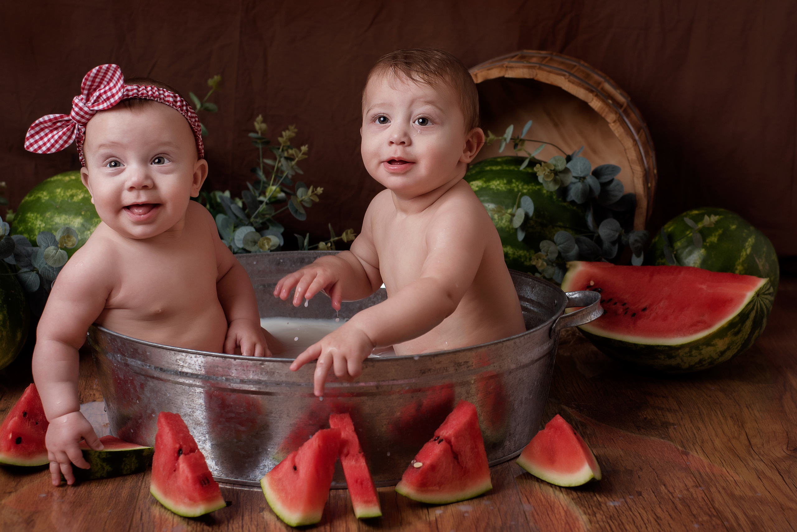 Давид и Мариам 7 мес. Детский фотограф в Долгопрудном и Москве