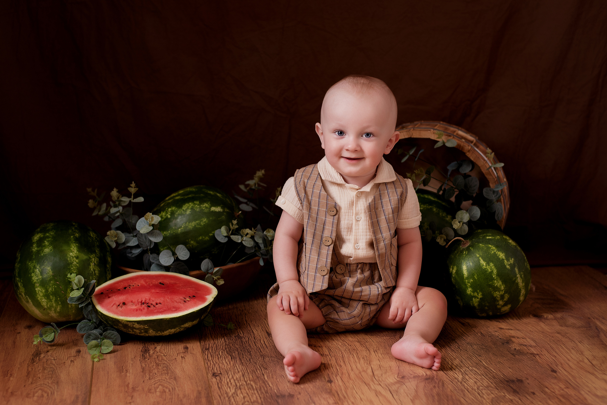 Арбузные истории /Артем 10 месяцев/. Детский фотограф в Долгопрудном и Москве