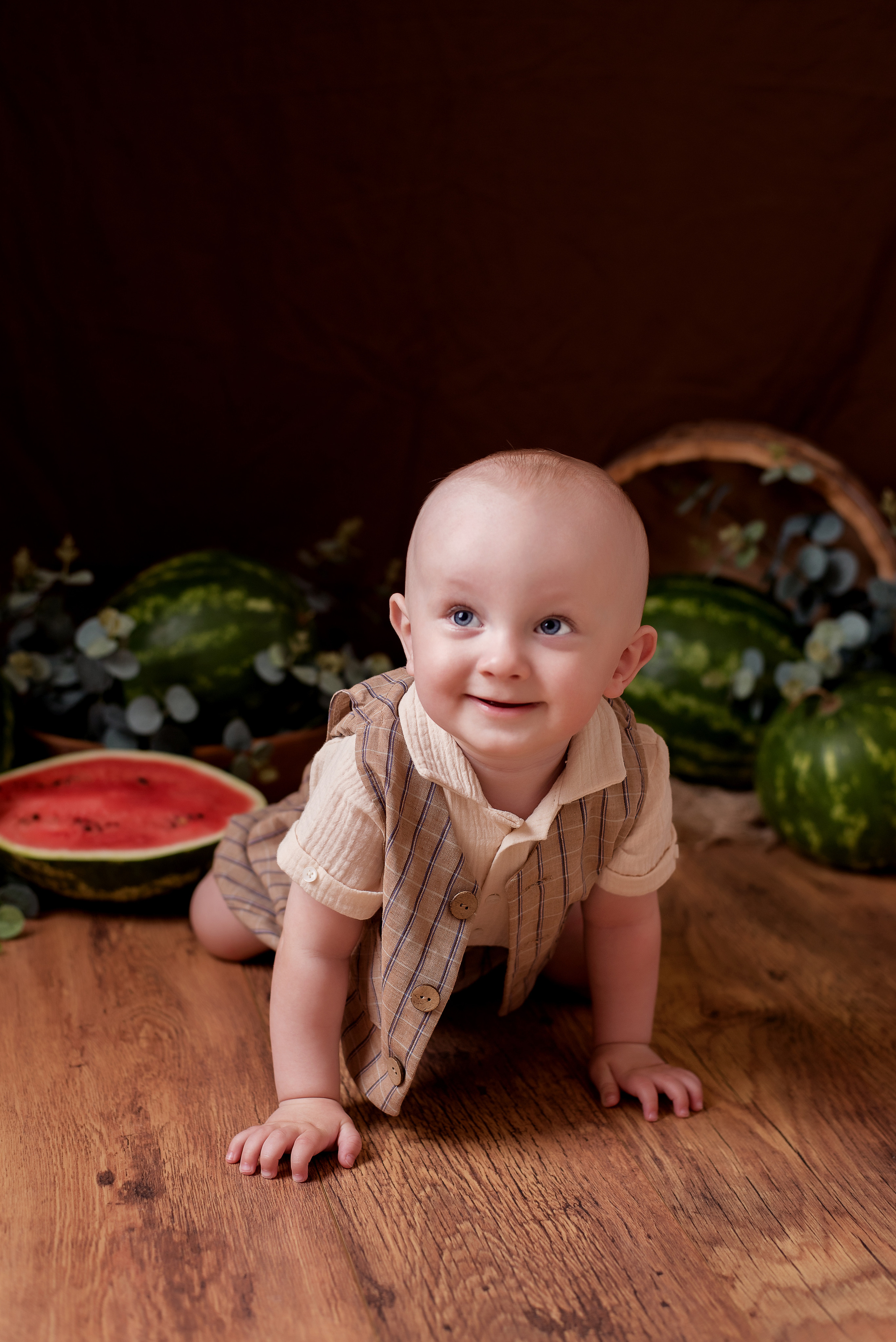 Арбузные истории /Артем 10 месяцев/. Детский фотограф в Долгопрудном и Москве