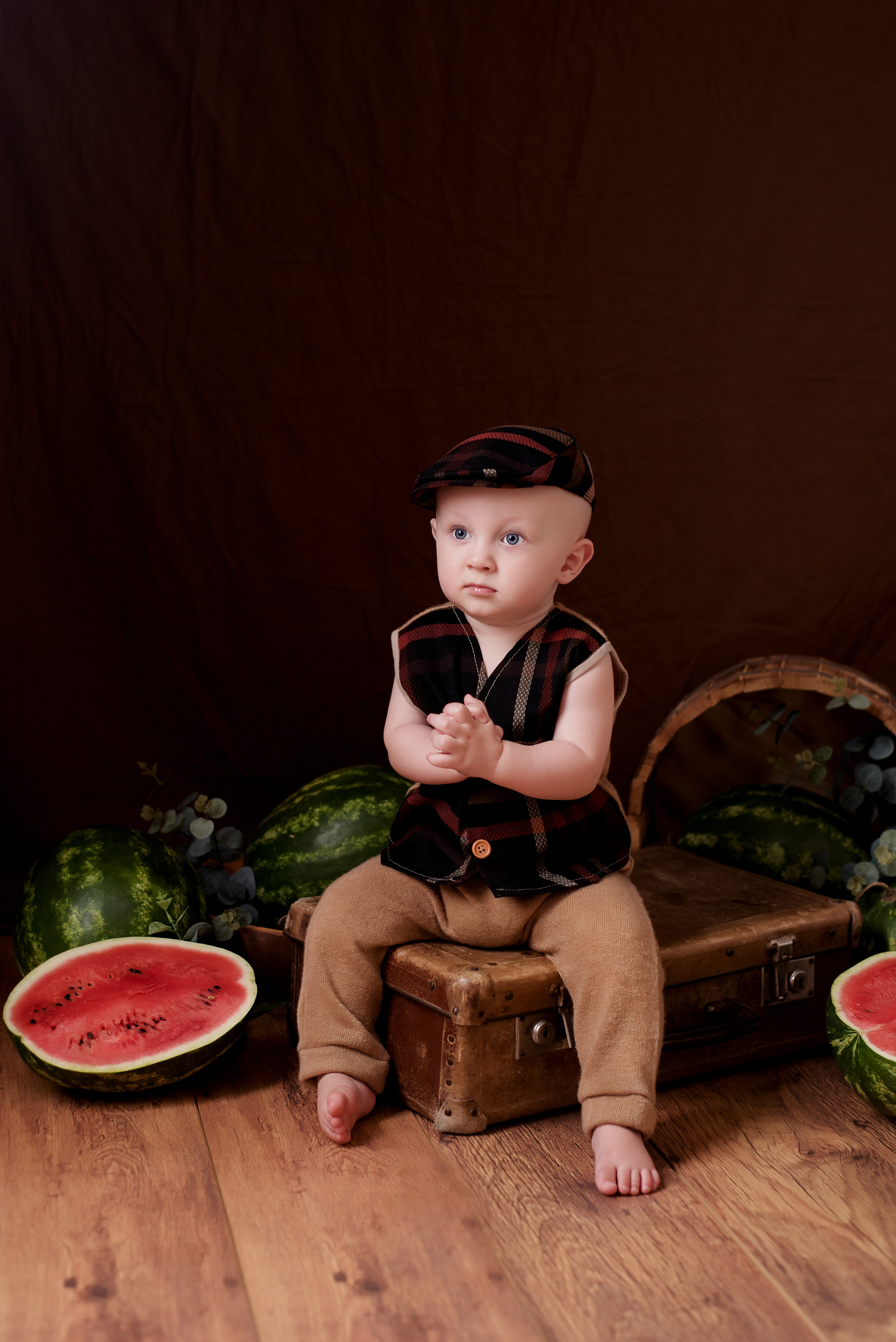Арбузные истории /Артем 10 месяцев/. Детский фотограф в Долгопрудном и Москве