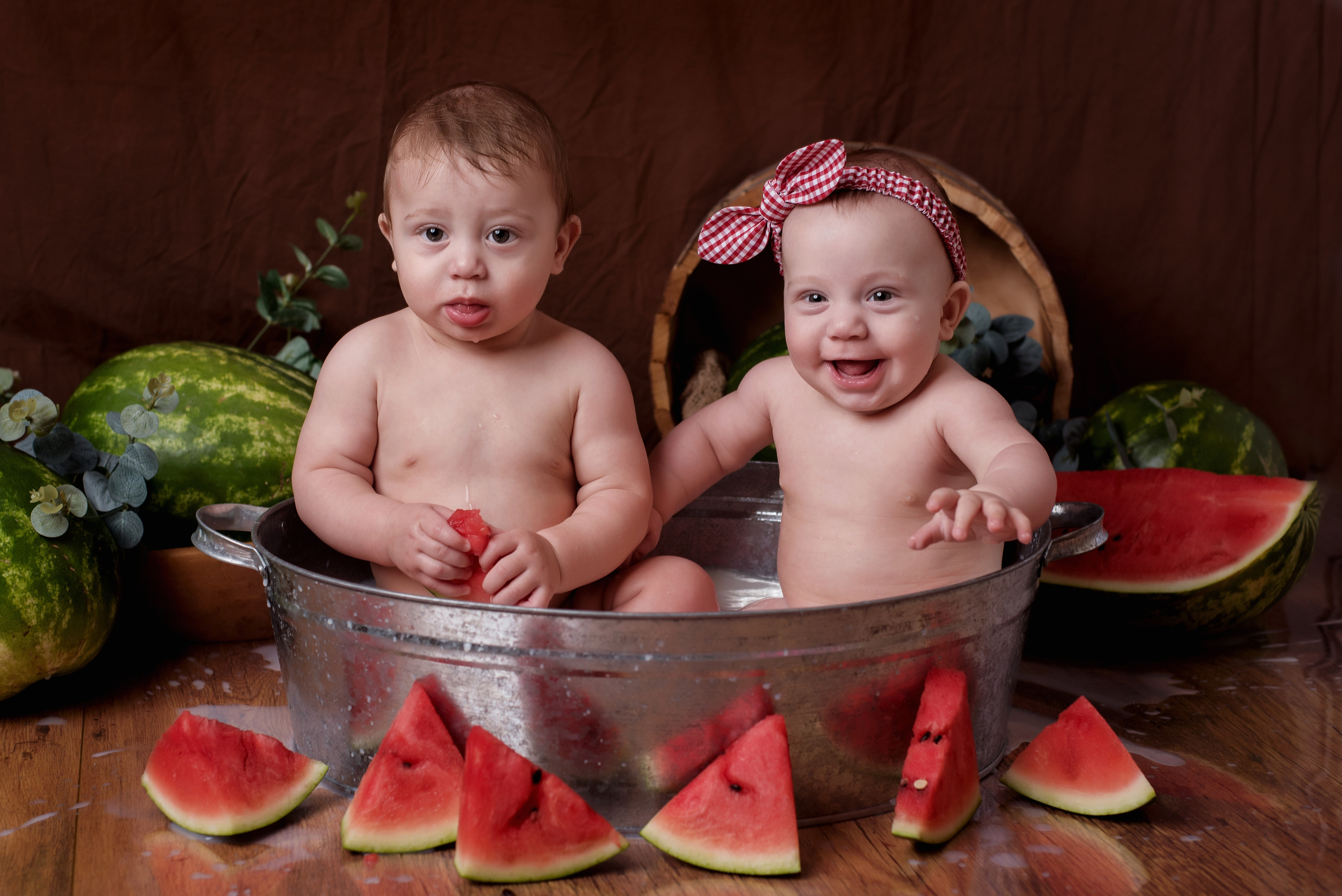 Давид и Мариам 7 мес. Детский фотограф в Долгопрудном и Москве
