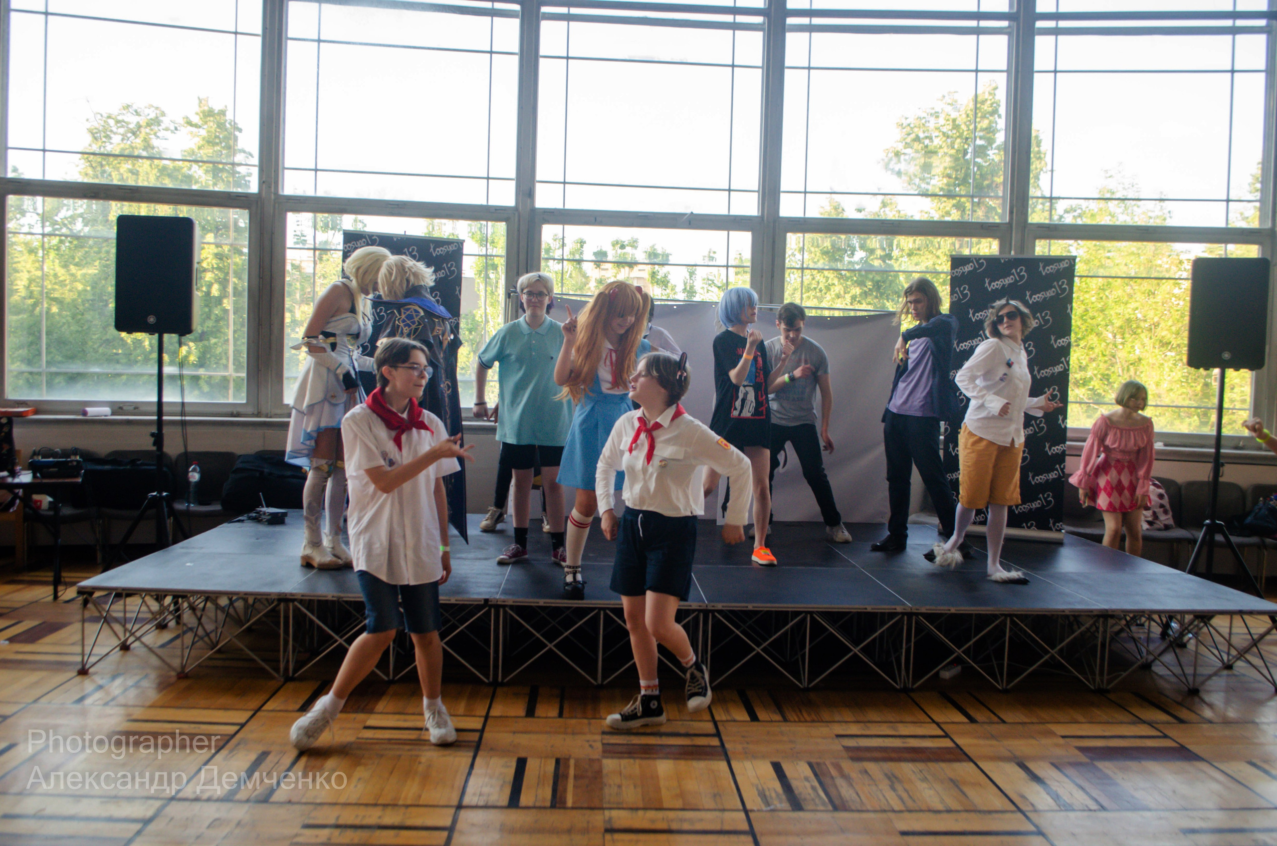 Фотосессия сцены в Москве на разных репортажных мероприятий