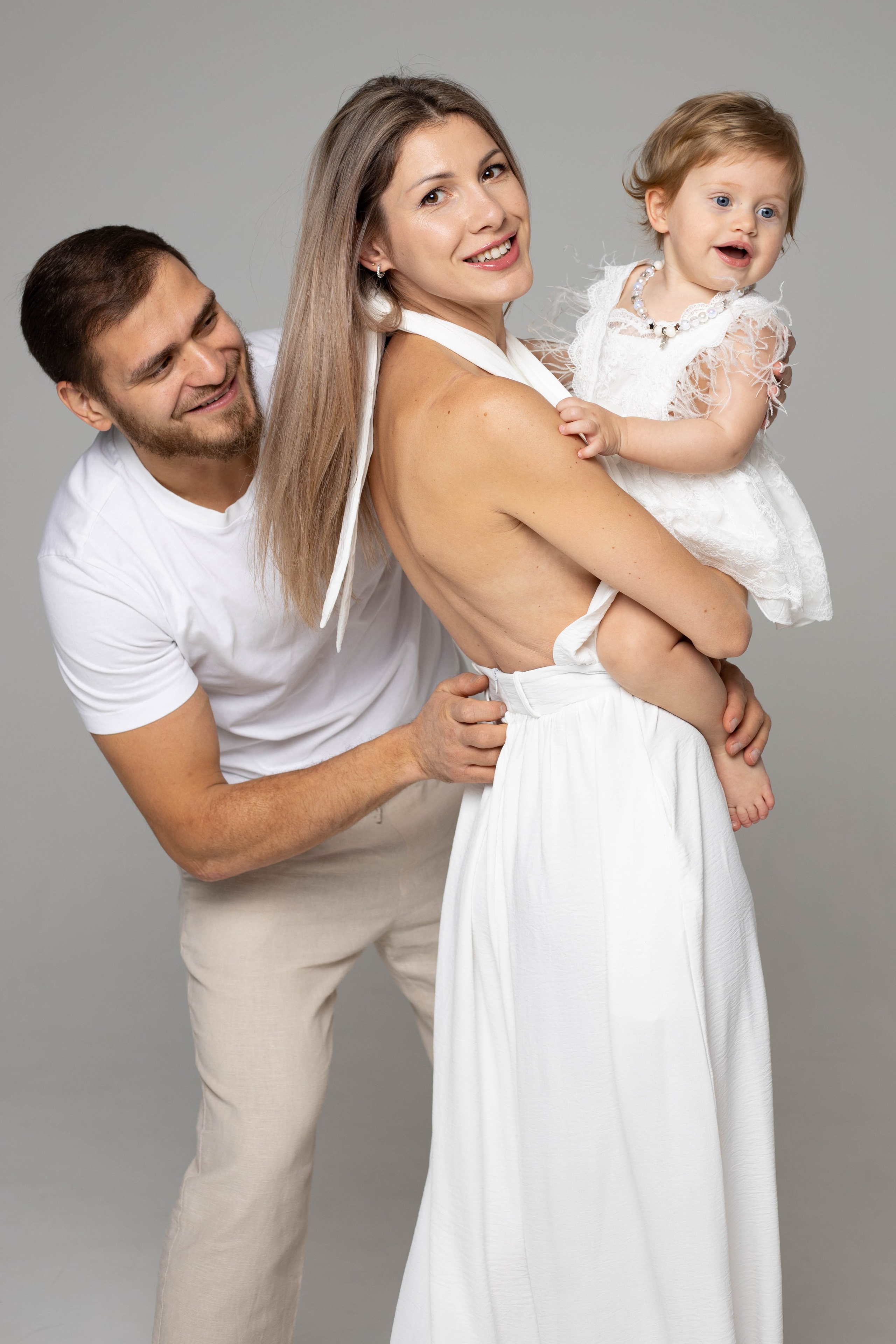 День рождения малышки Мии в кругу семьи. Фотограф Елена Варзиева