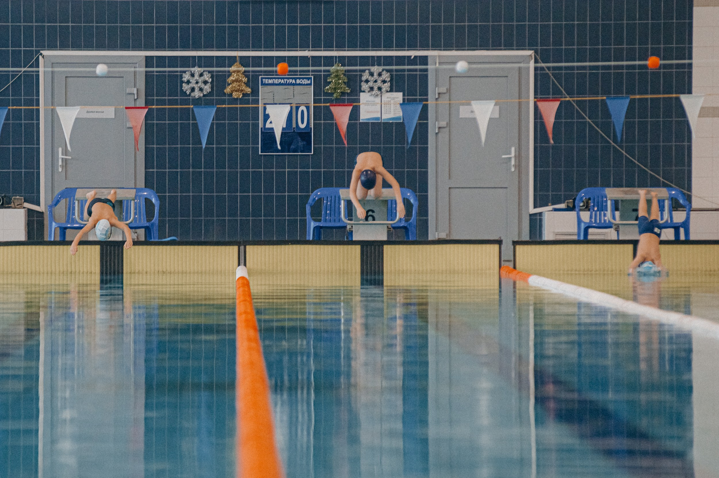 «Новогодние заплывы» в СОЦ «Зодчий». Фотограф Дмитрий Пименов