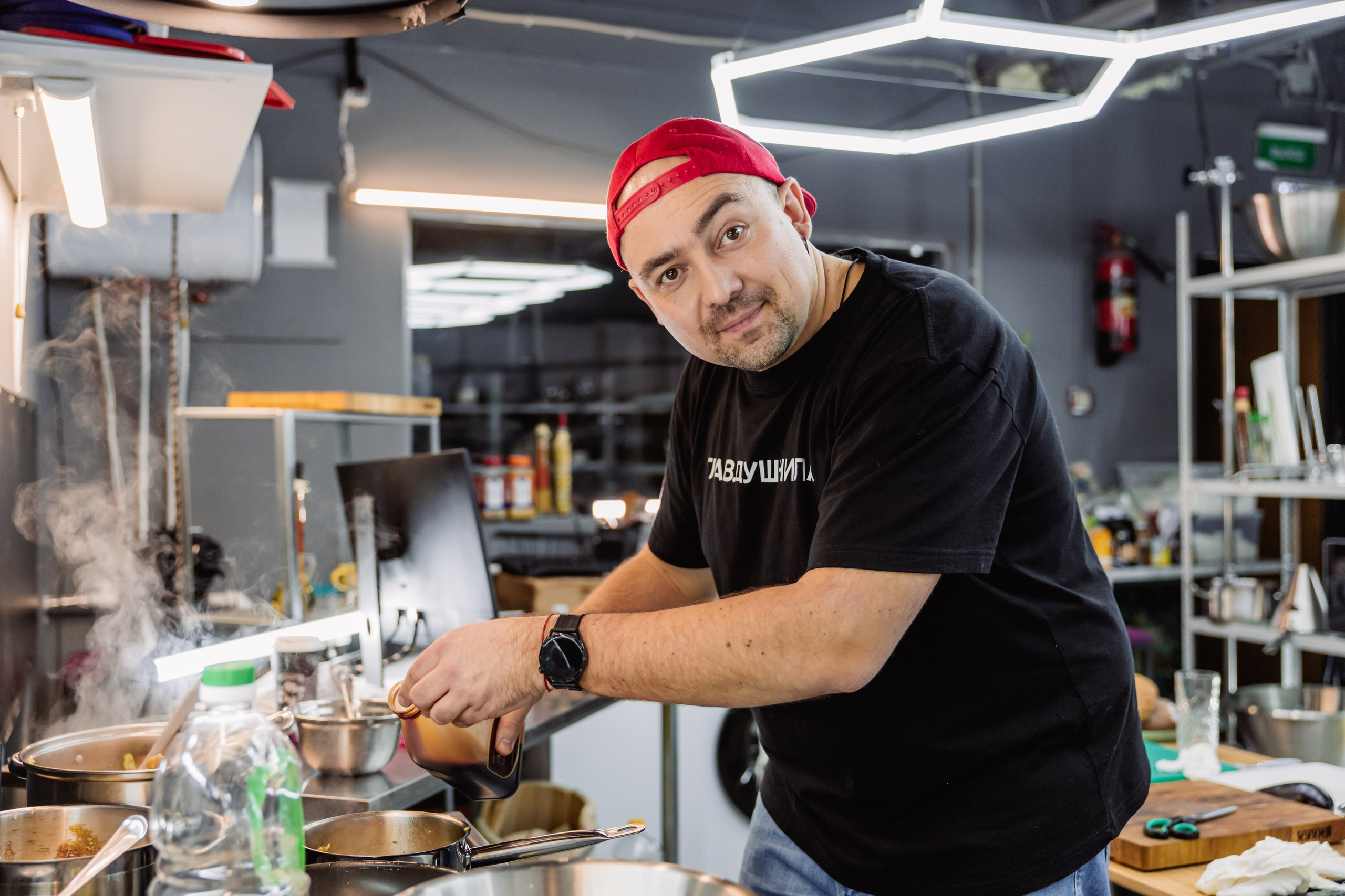 «Черная кухня», г. Москва, телеканал «Кухня». ФОТОГРАФ ИРИНА ШАМАТАВА