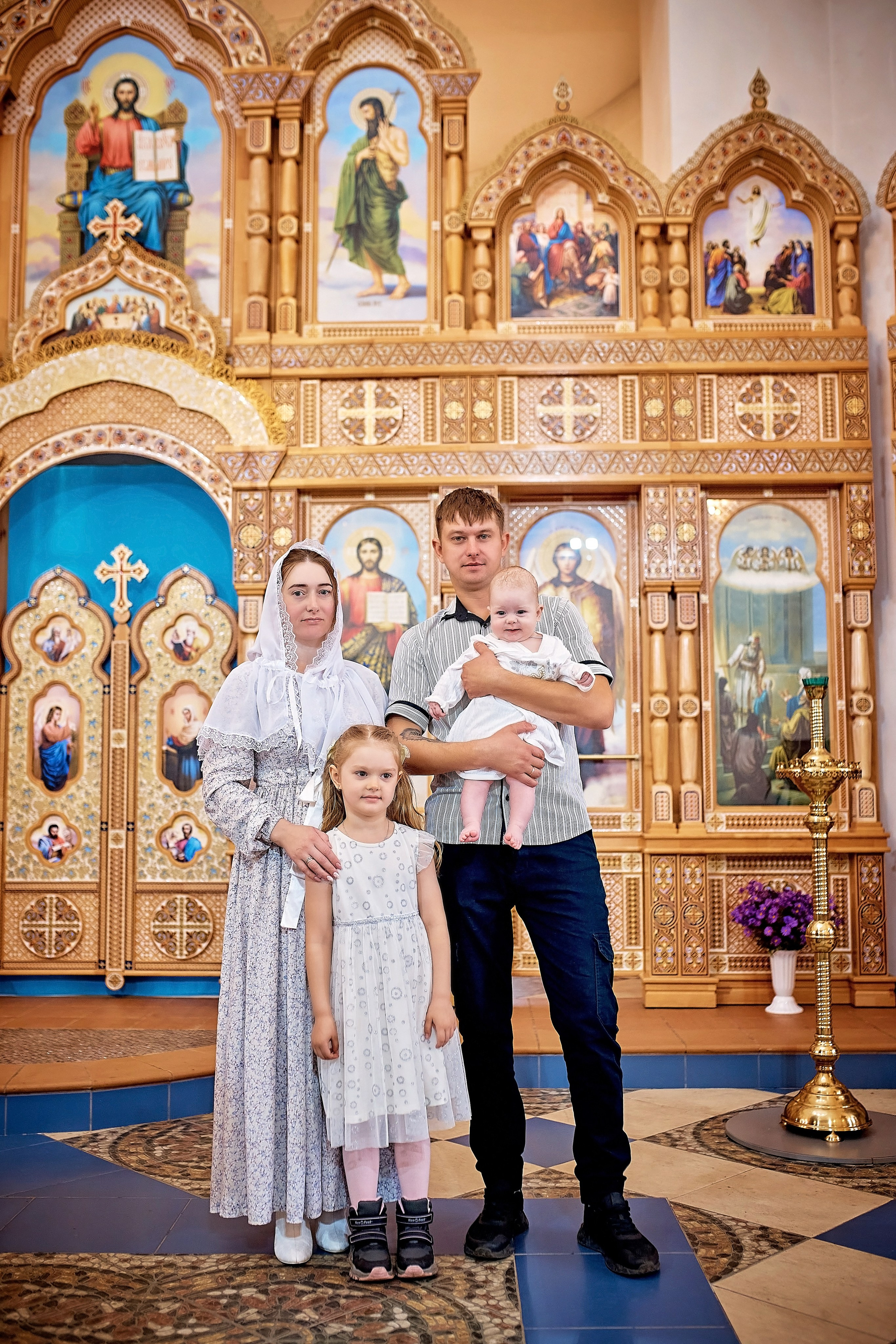 Таинство Крещения Арсения с. Павловск. Фотограф на Крещение и Венчание в Барнауле