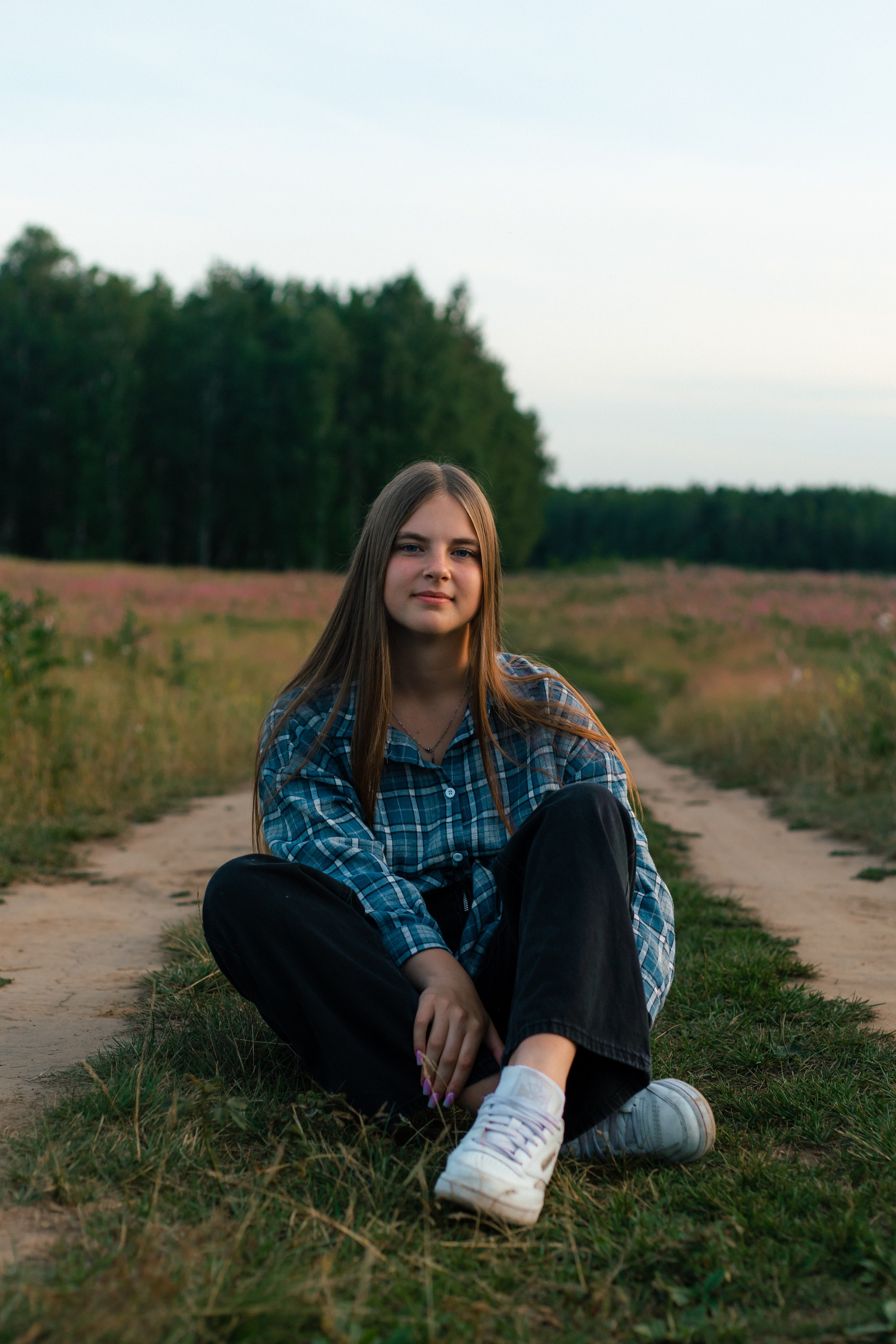 Портретная съёмка на природе в Ангарске. Фотограф Ангарск Александра Зарубина