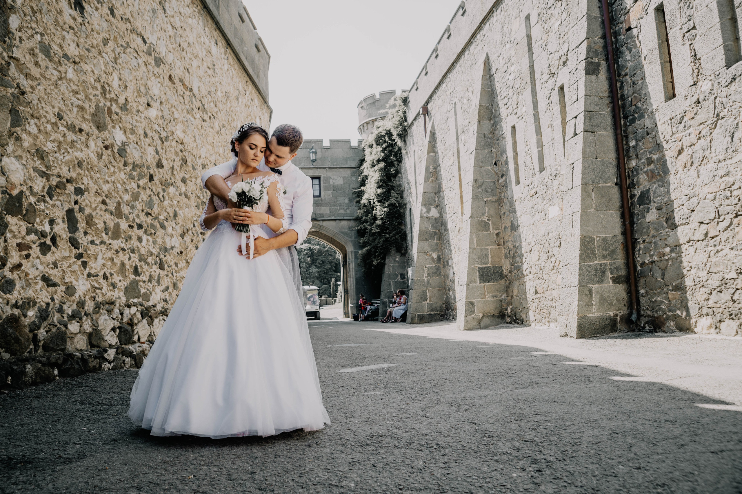Татьяна & Артём. Свадебная фотосессия Воронцовский дворец и мыс Фиолент. Свадебный и контент фотограф в Севастополе и Крыму Марина Данилова