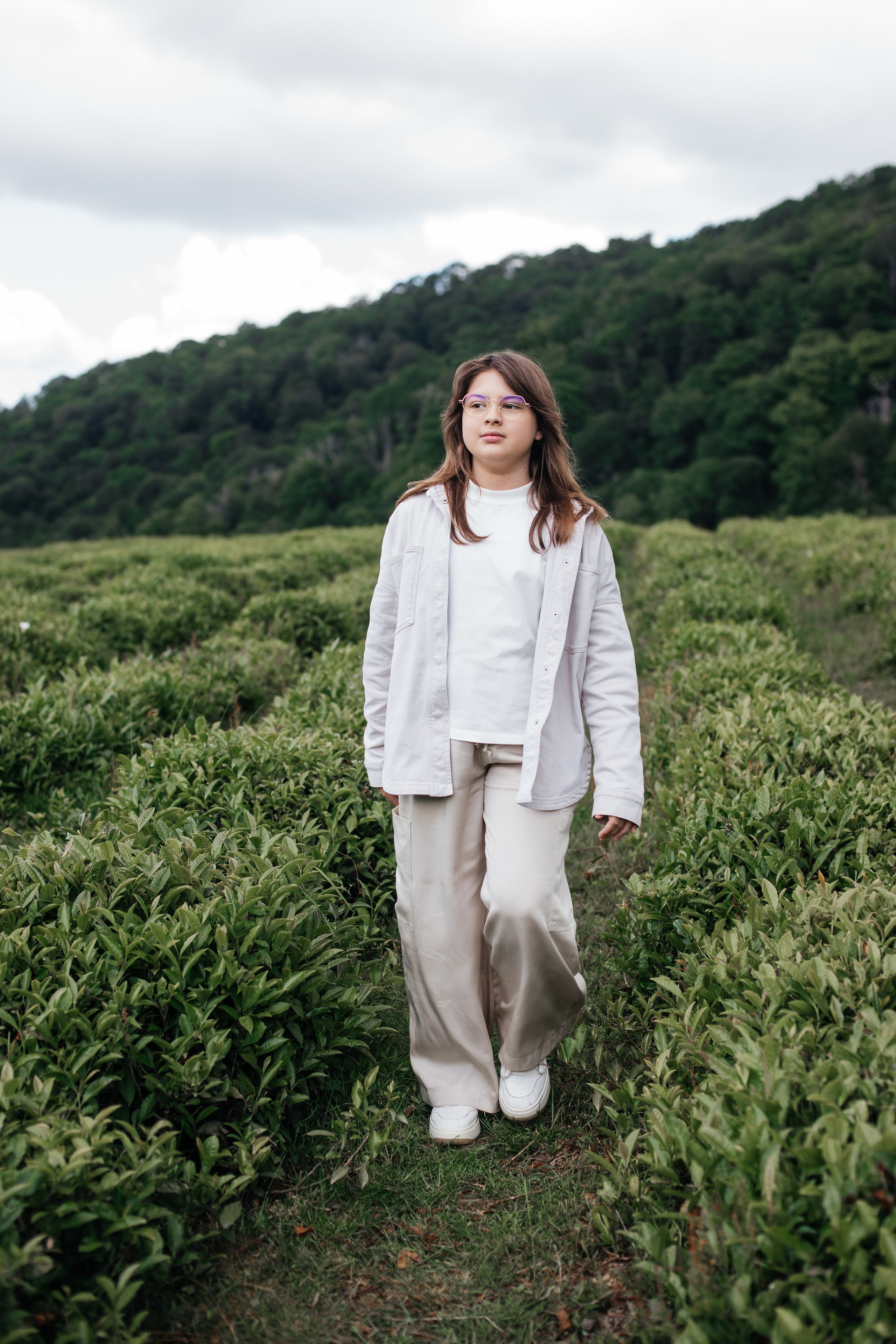 Tea plantation. Efimova Model Agency