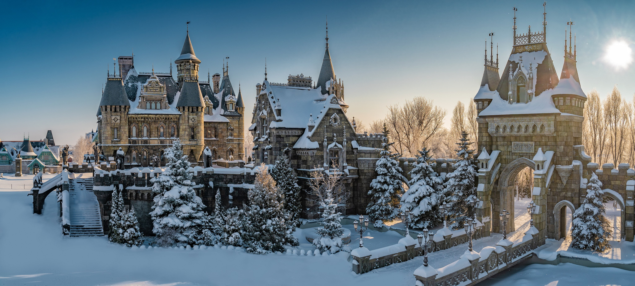 Новогодняя фотосессия в Замке Гарибальди. Фотограф Батурин Денис — Фотосессия в Замке Гарибальди