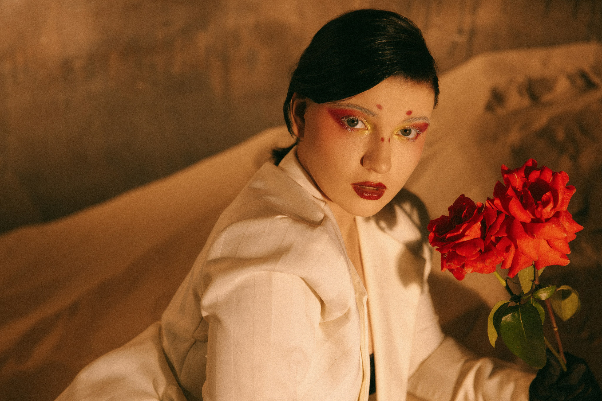 Floral étude. Rosebud. core production