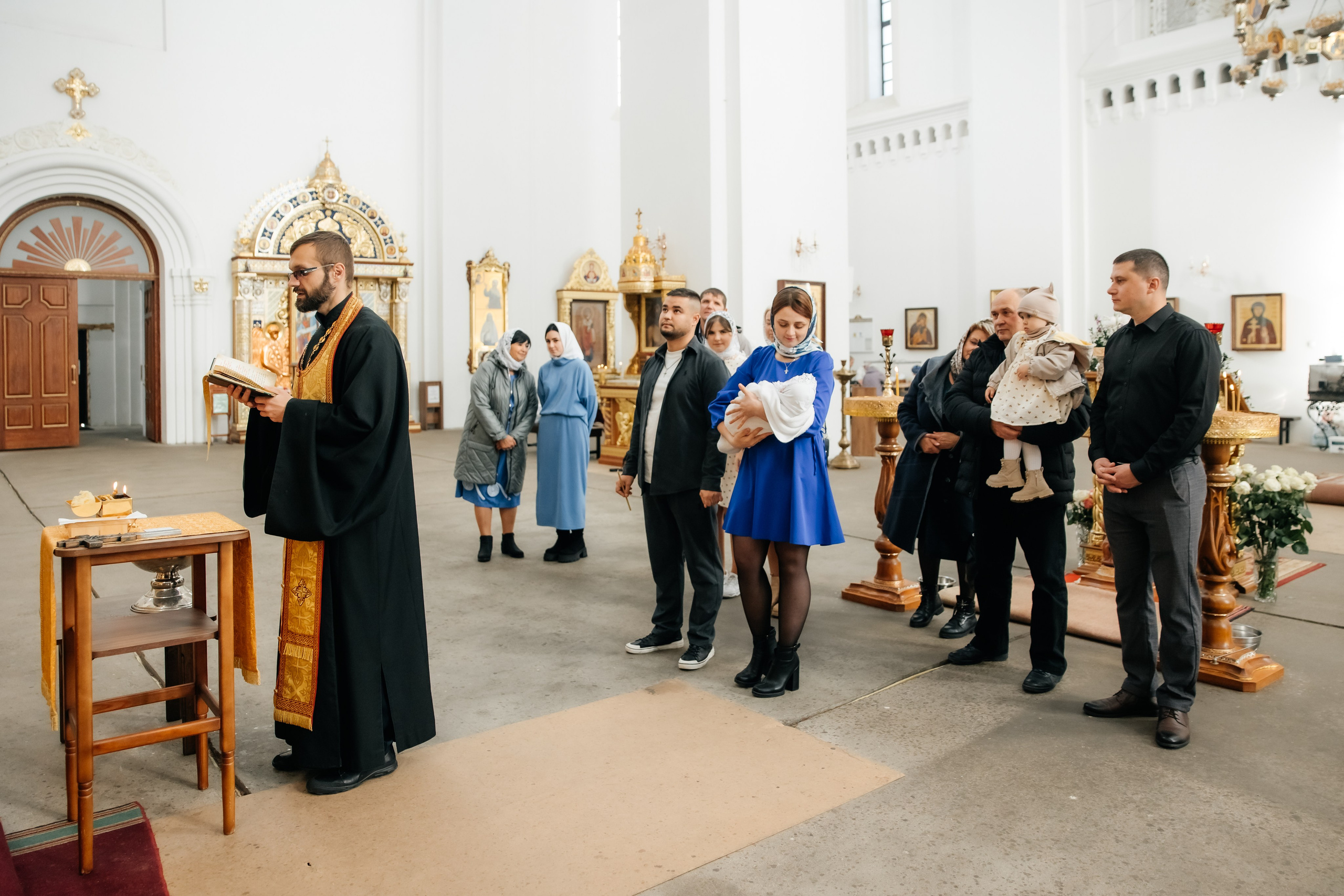 Крещение Мирославы. Храм иконы Божьей Матери «Всех скорбящих Радость». Фотограф ВИКА МЕДУЗА