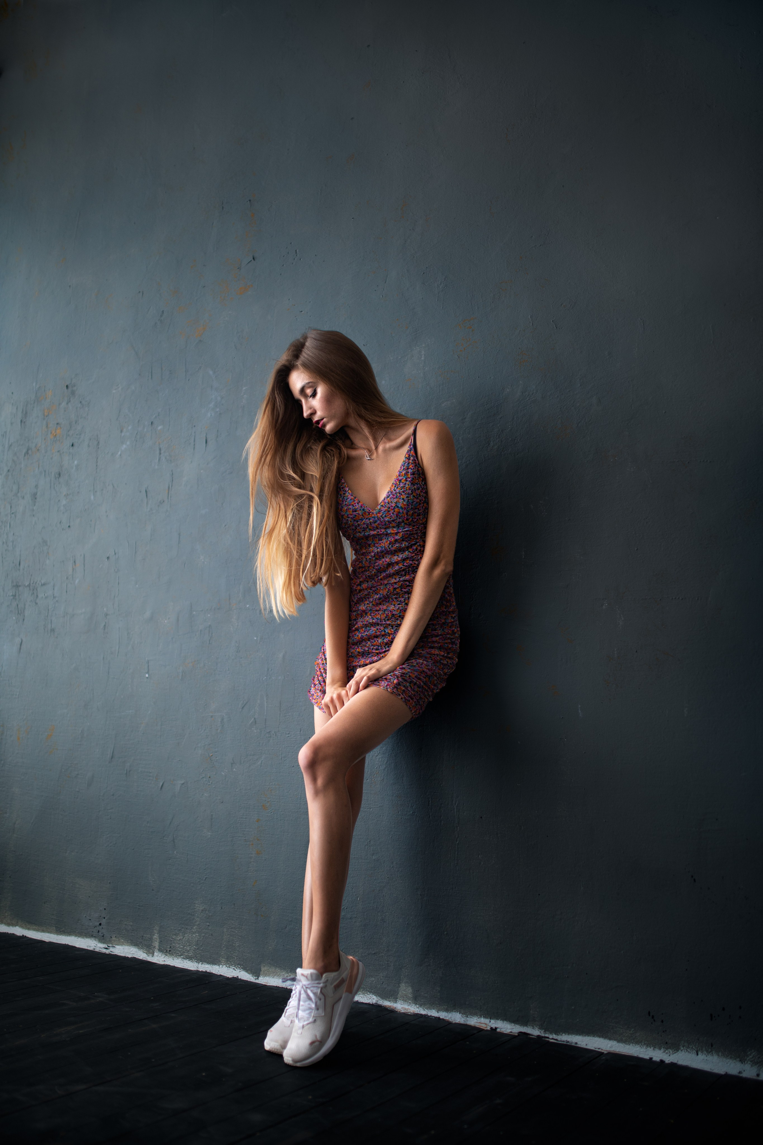 Съемка с Дианой в студии с интерьером и в парке