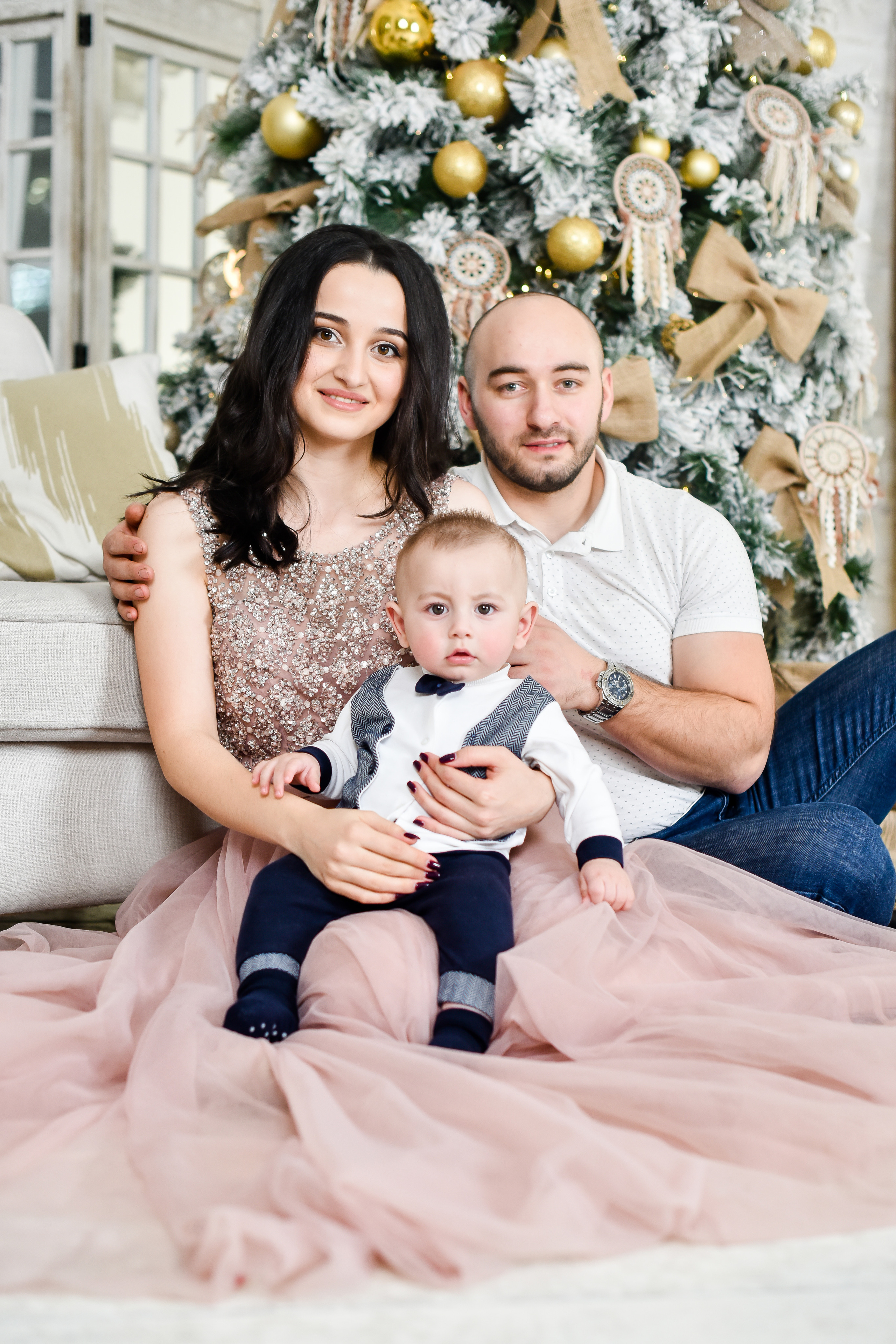 СЕМЕЙНАЯ НОВОГОДНЯЯ. БЭЛЛА. Фотограф для бизнесконтента, репортажей и семейного альбома в Москве