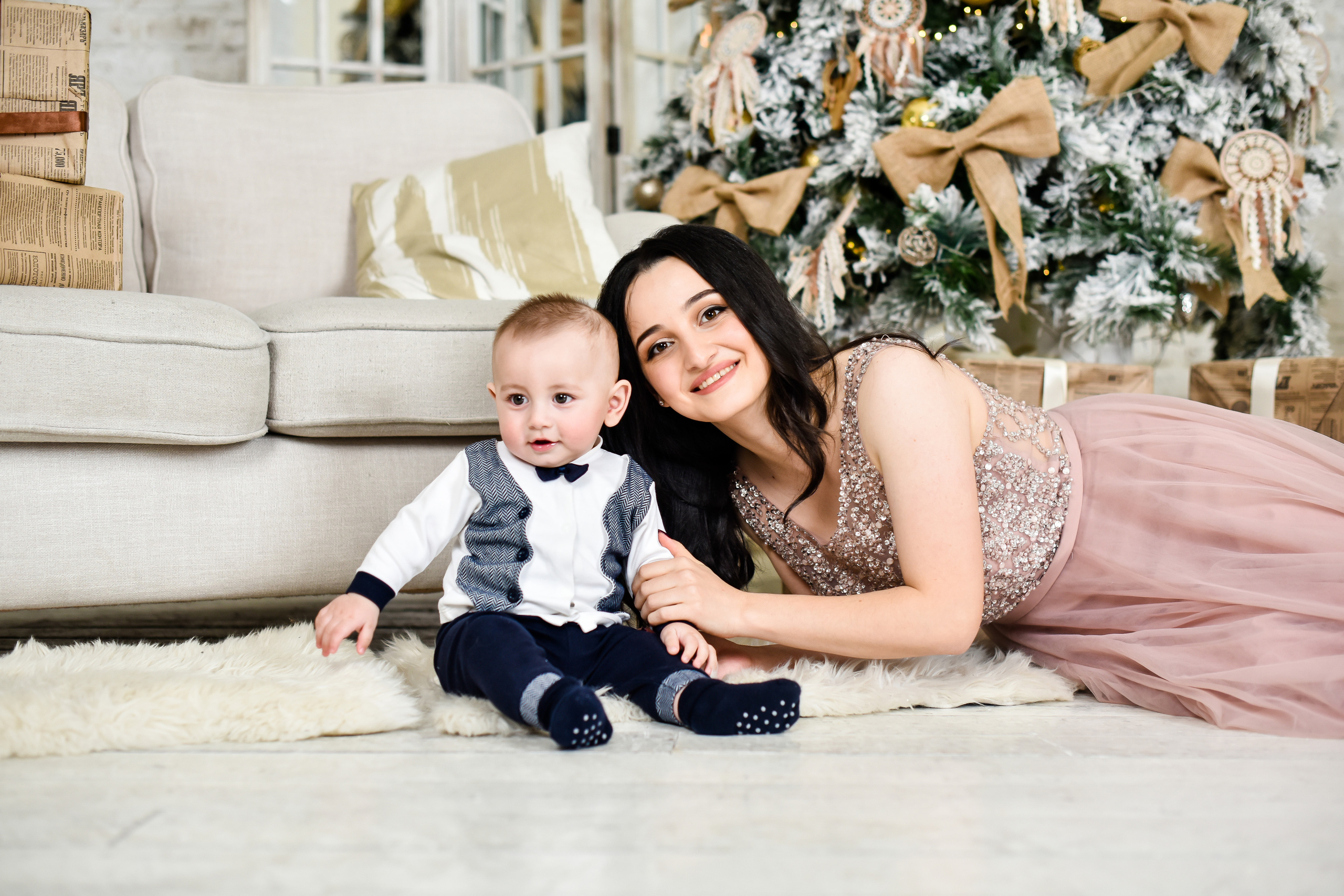 СЕМЕЙНАЯ НОВОГОДНЯЯ. БЭЛЛА. Фотограф для бизнесконтента, репортажей и семейного альбома в Москве