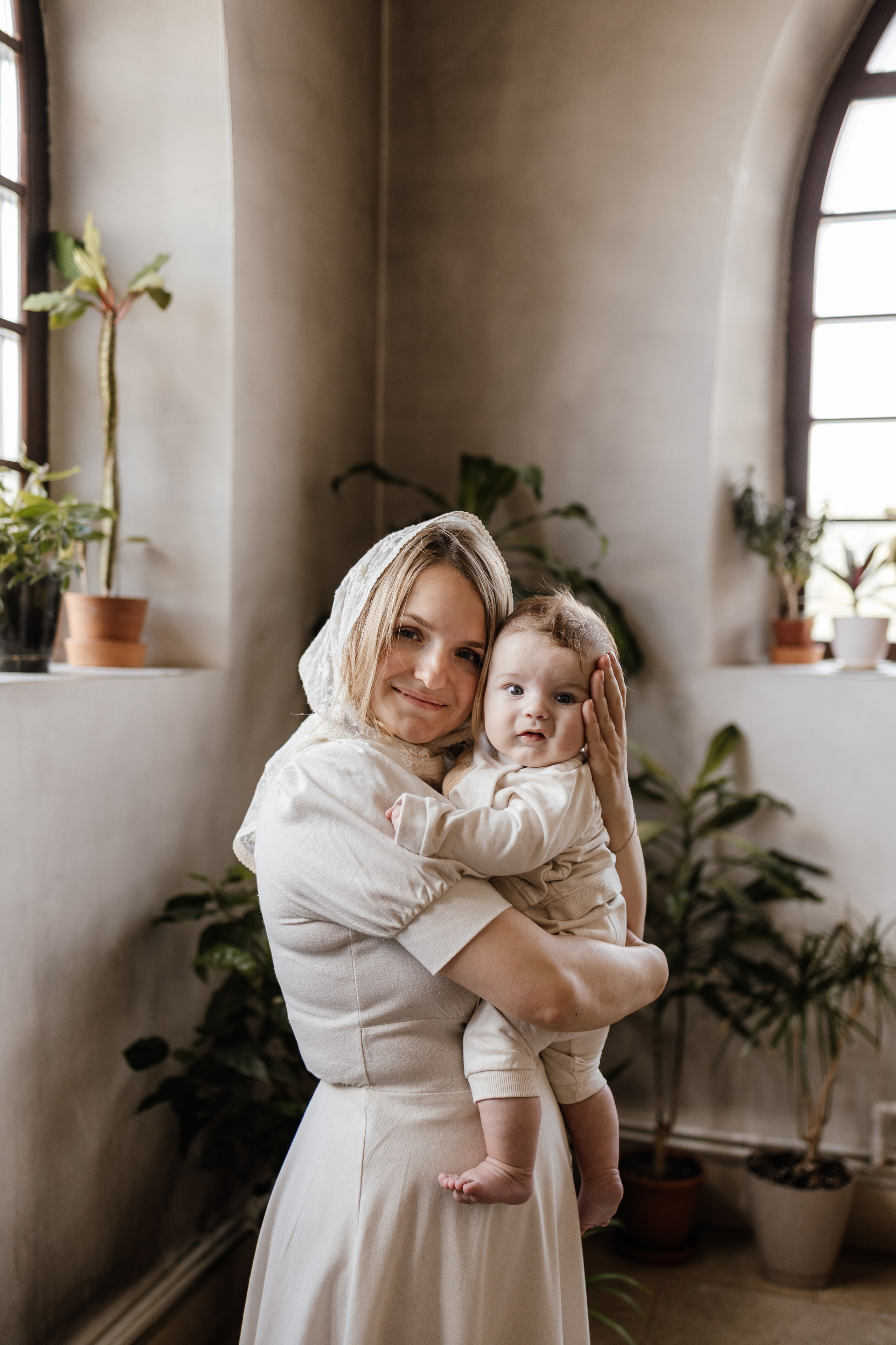 Таинство Крещения Саши. Фотограф новорождённых Newborn Москва