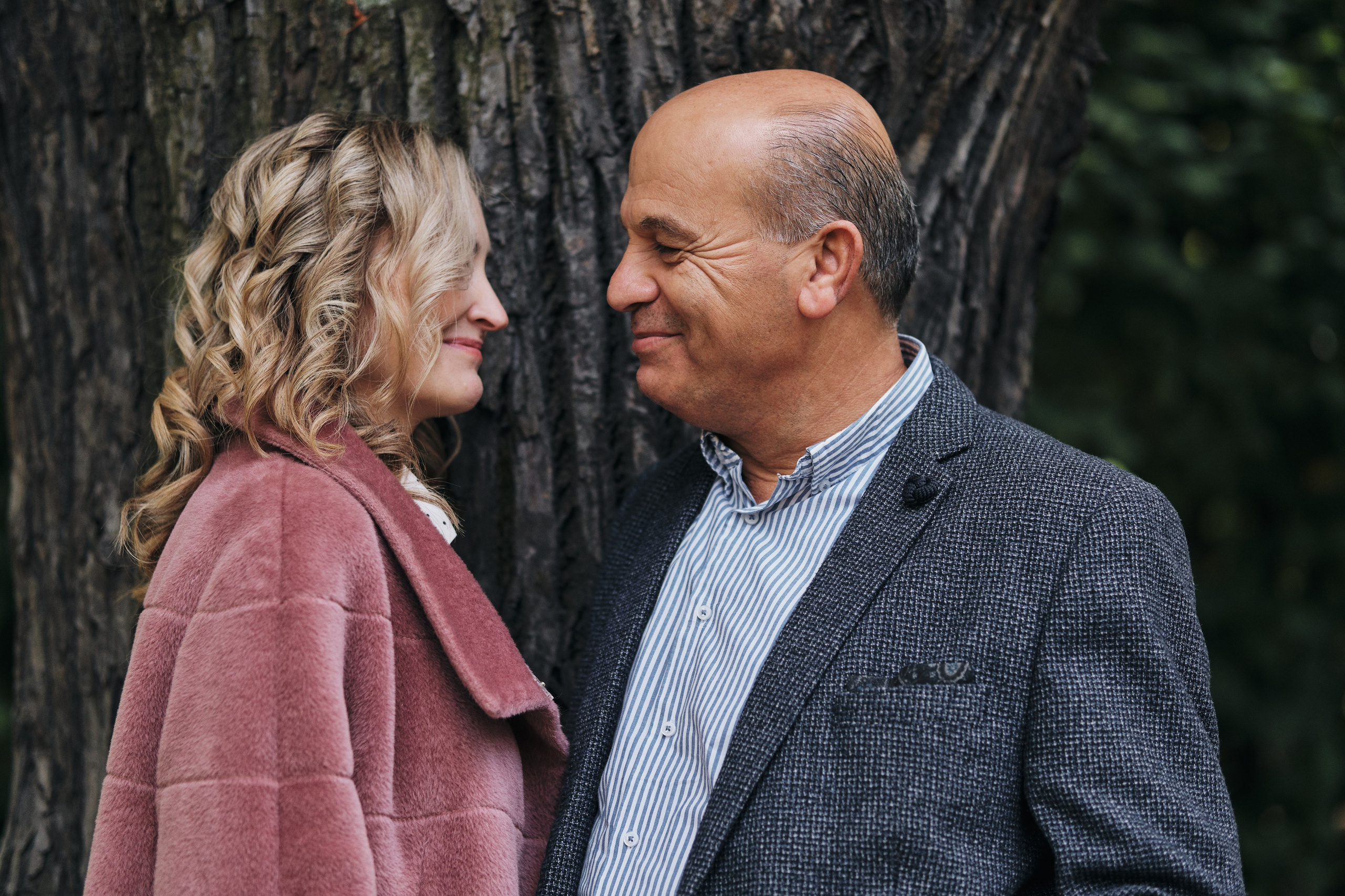 Фотосессия в парке с мужем