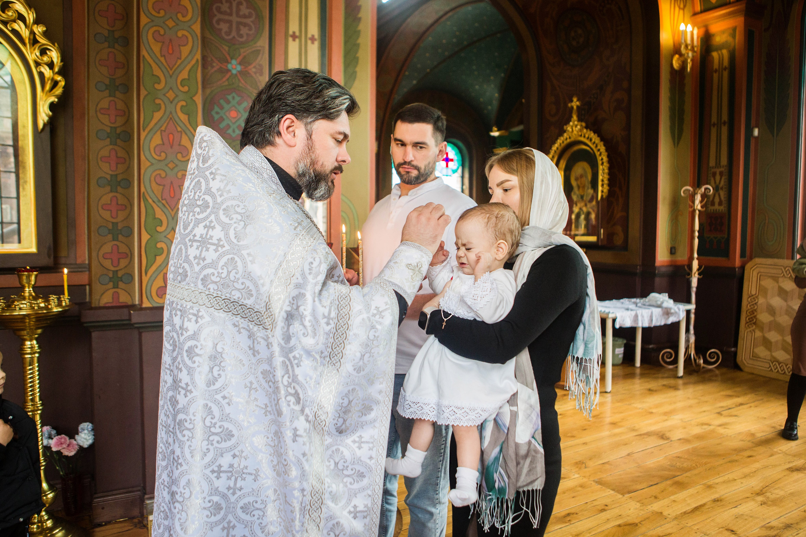 Крещение Елизаветы. Свято-Троицкий Собор. Свадебный семейный и детский фотограф в Краснодаре Карина Федоровская