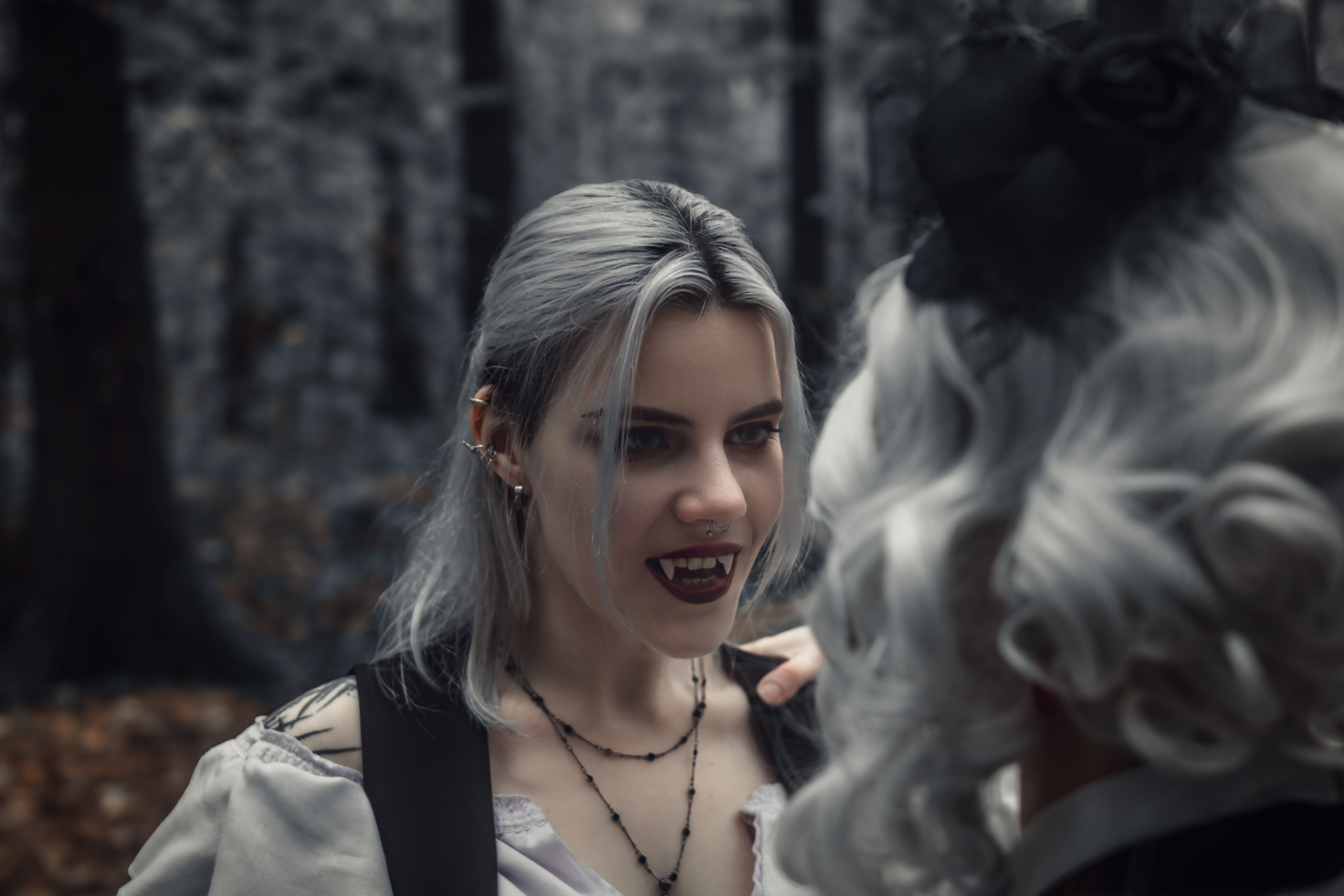 Фотосессия Вампиры в лесу