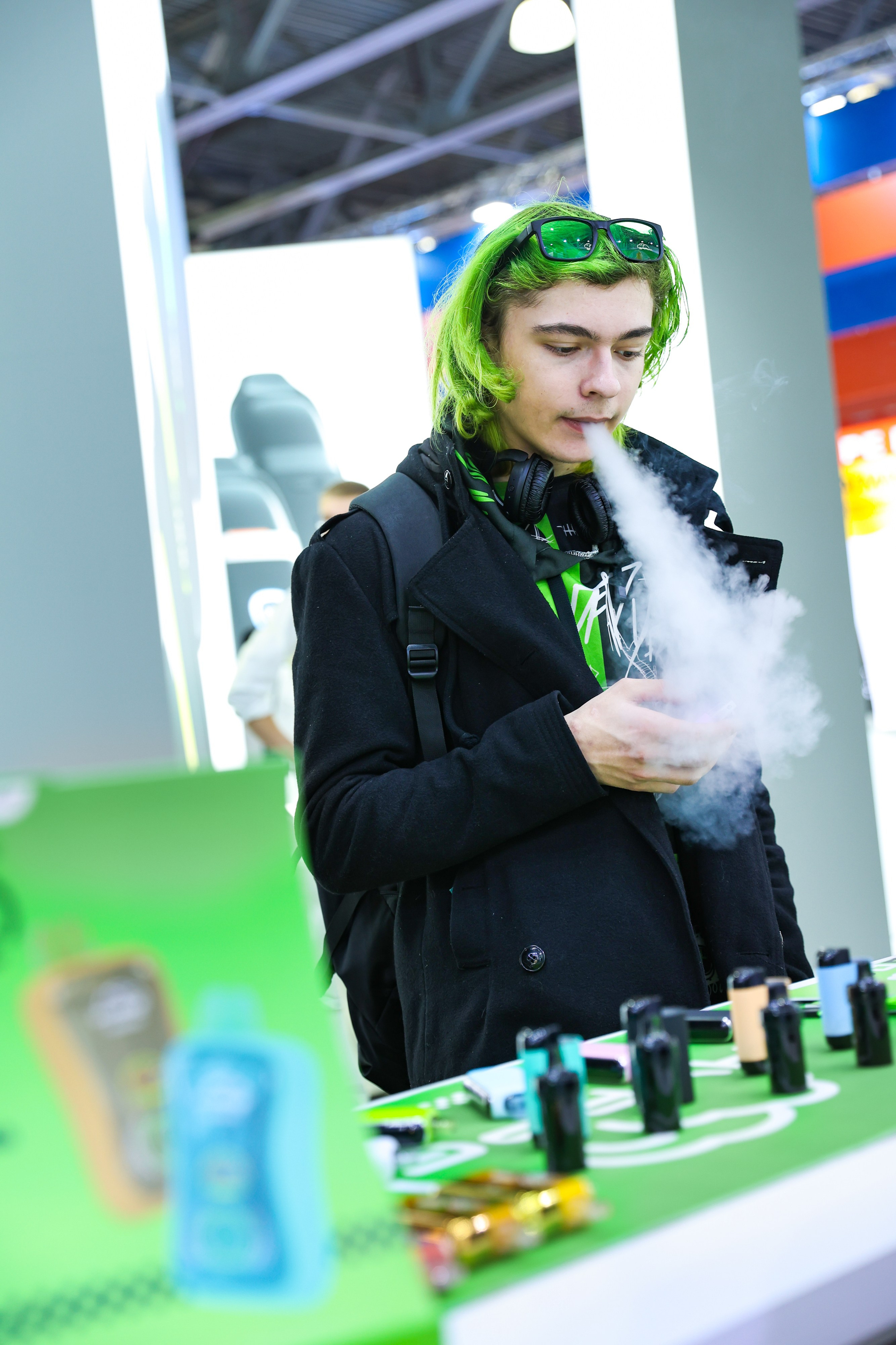 Стенд Hyppe на Vape Club Show. Фотограф Дарья Попова