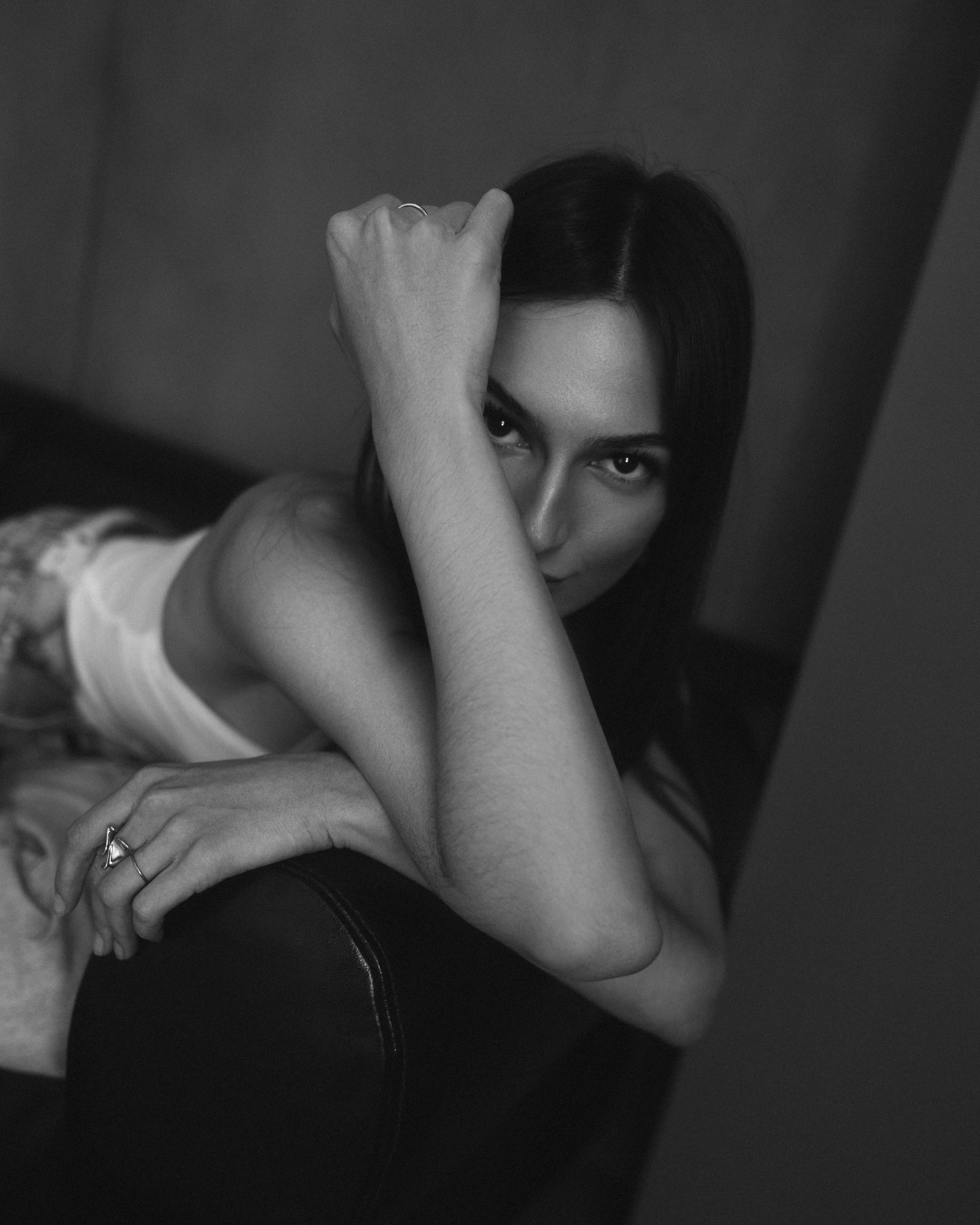 Фотосессия на циклораме с Ириной в студии DeLight