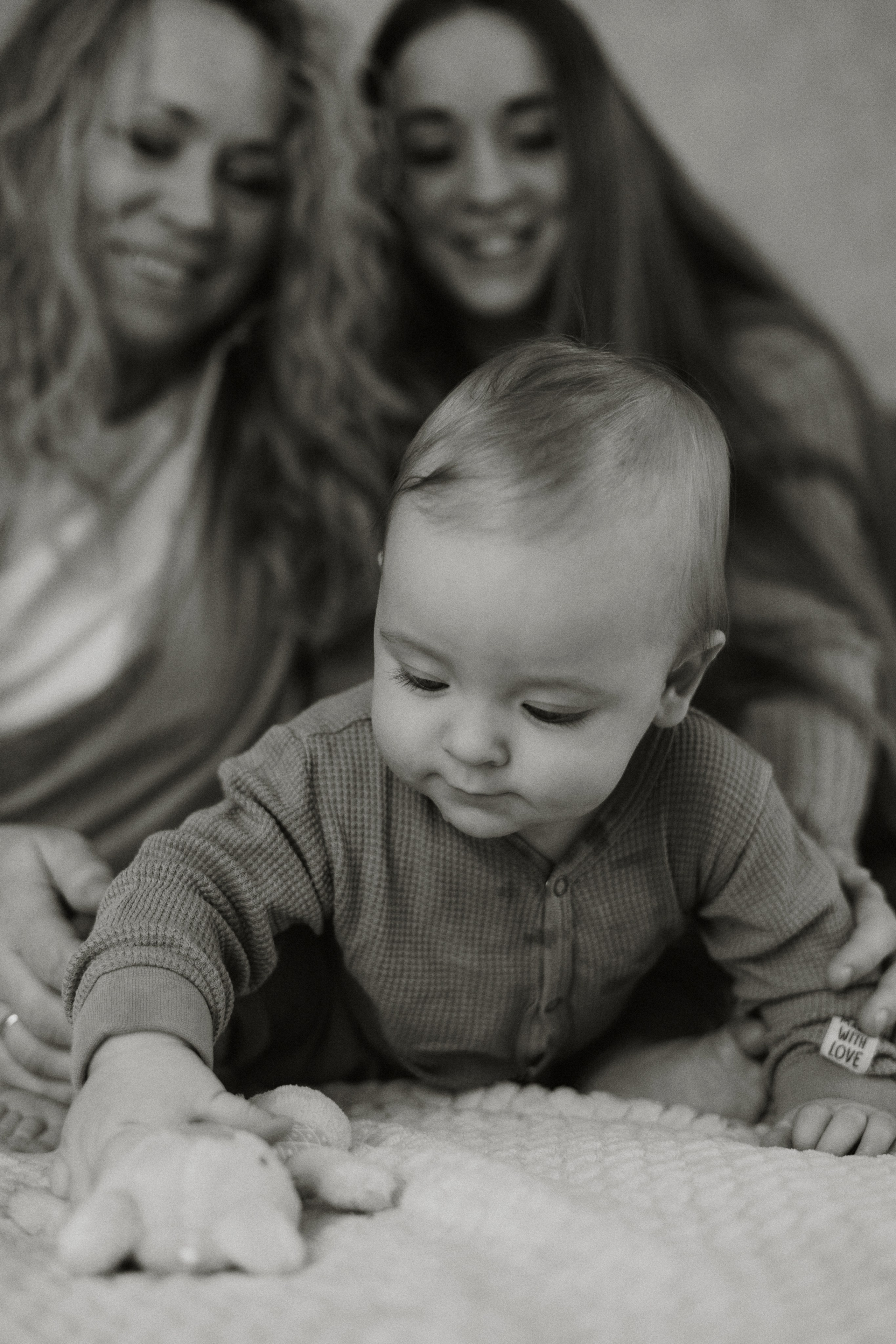 Тимоша с мамой и бабушкой. Фотограф в Кемерово Миллер Анна