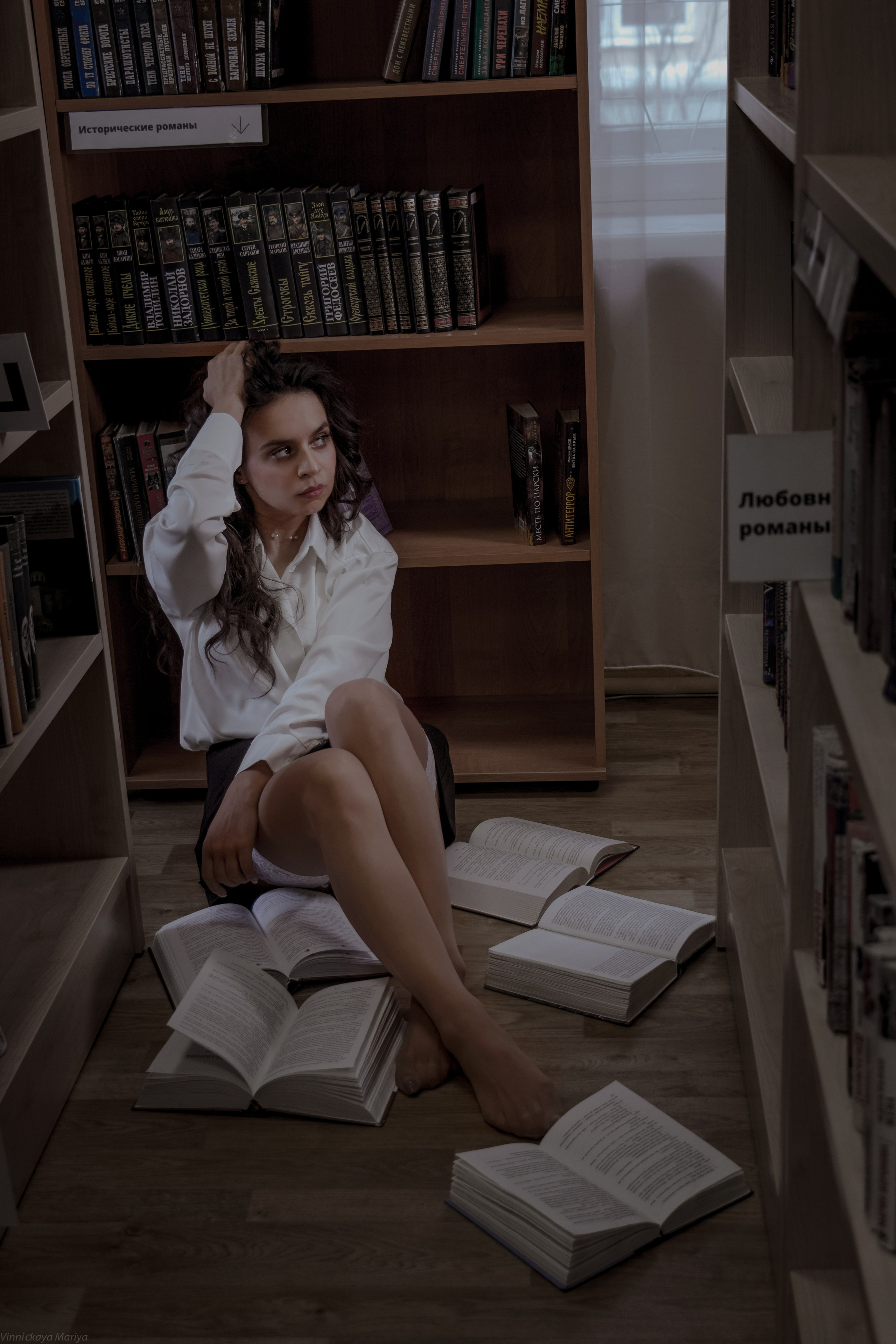 Нина . Библиотека. Фотограф Мария Винницкая