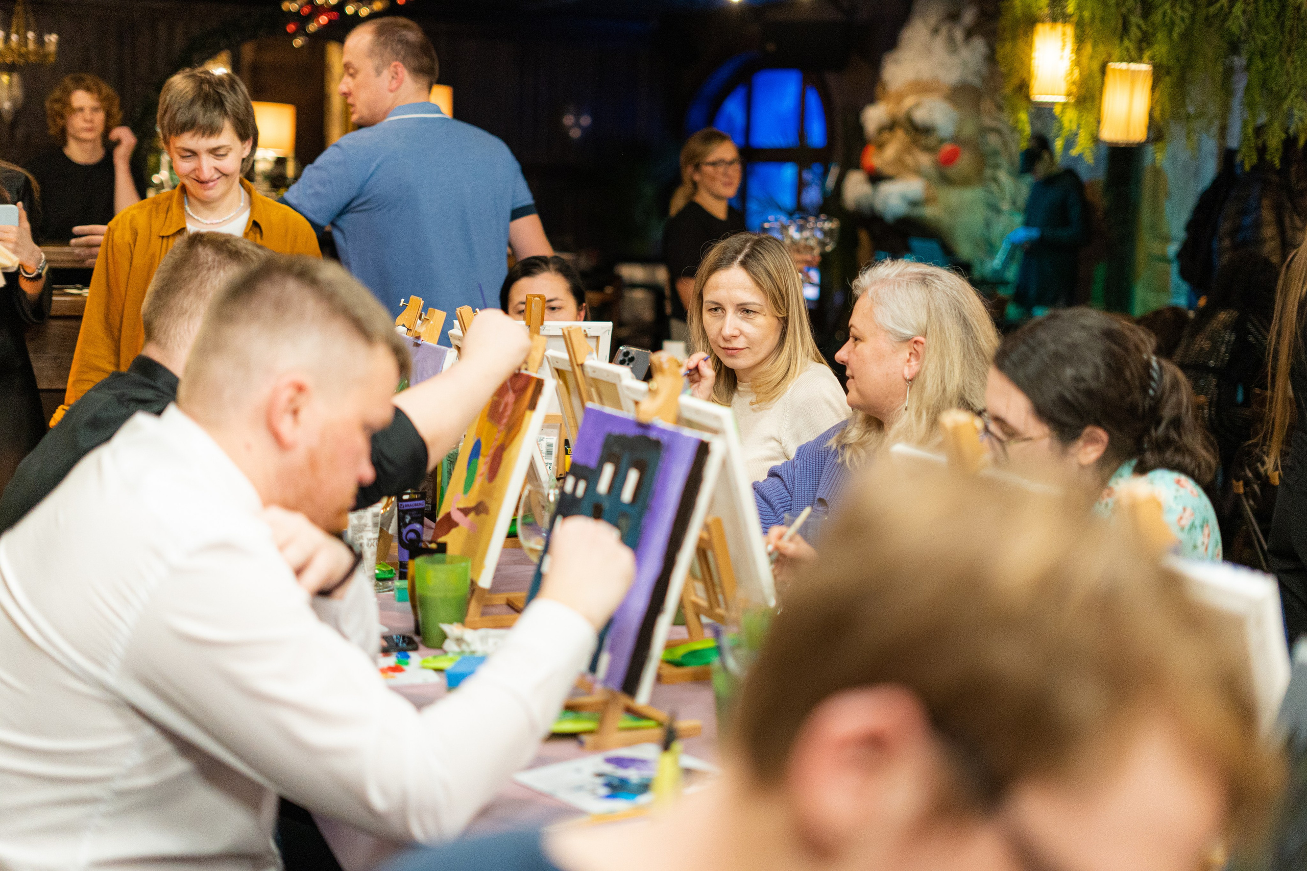 Корпоратив Teach Me Art 2. Портретный фотограф в Москве и Санкт-Петербурге Арина Чех