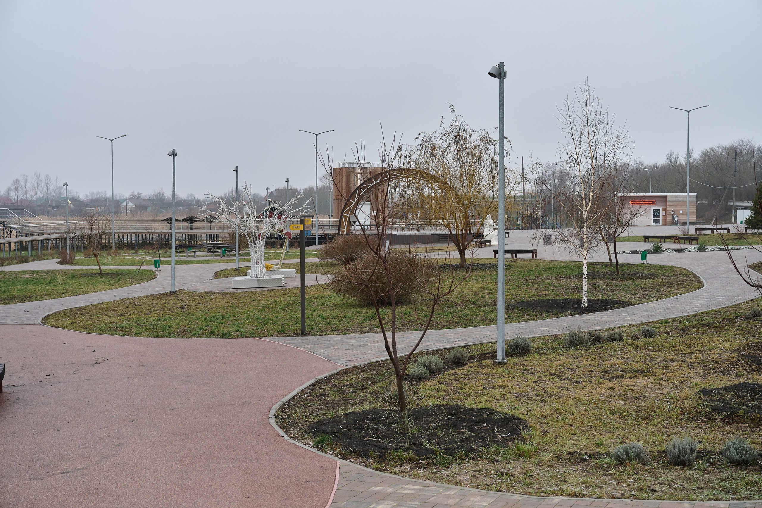 Дорога домой. Туман. Фотограф Роман Адлер