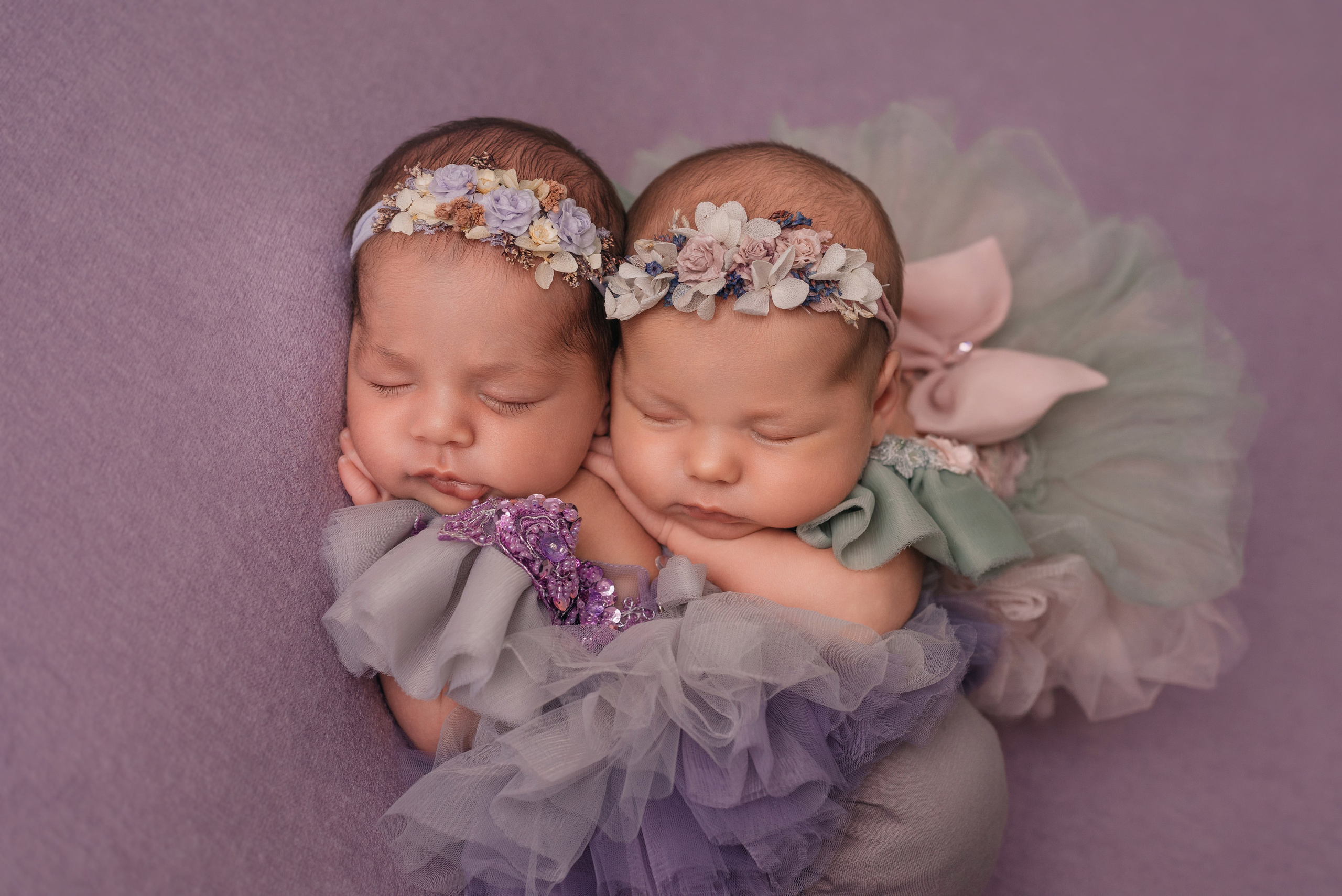 Маша и Соня. Фотограф новорожденных Белгород