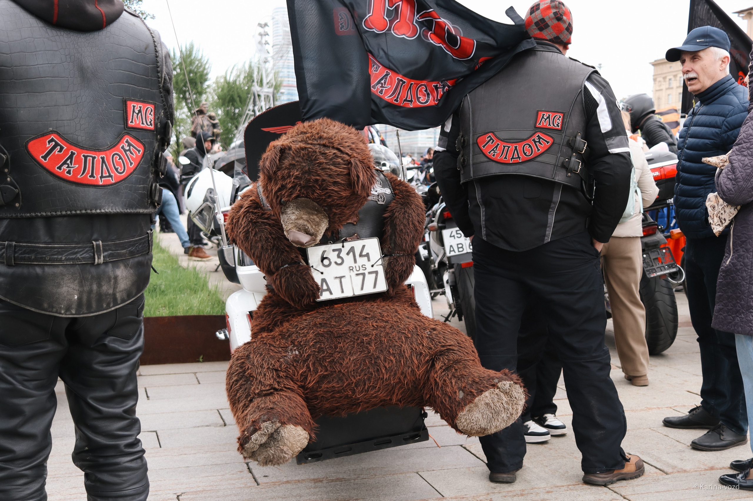 Открытие мотосезона 2025 «Ночные Волки"/ Москва. Репортажный фотограф в Москве и Зеленограде Karina-vozd