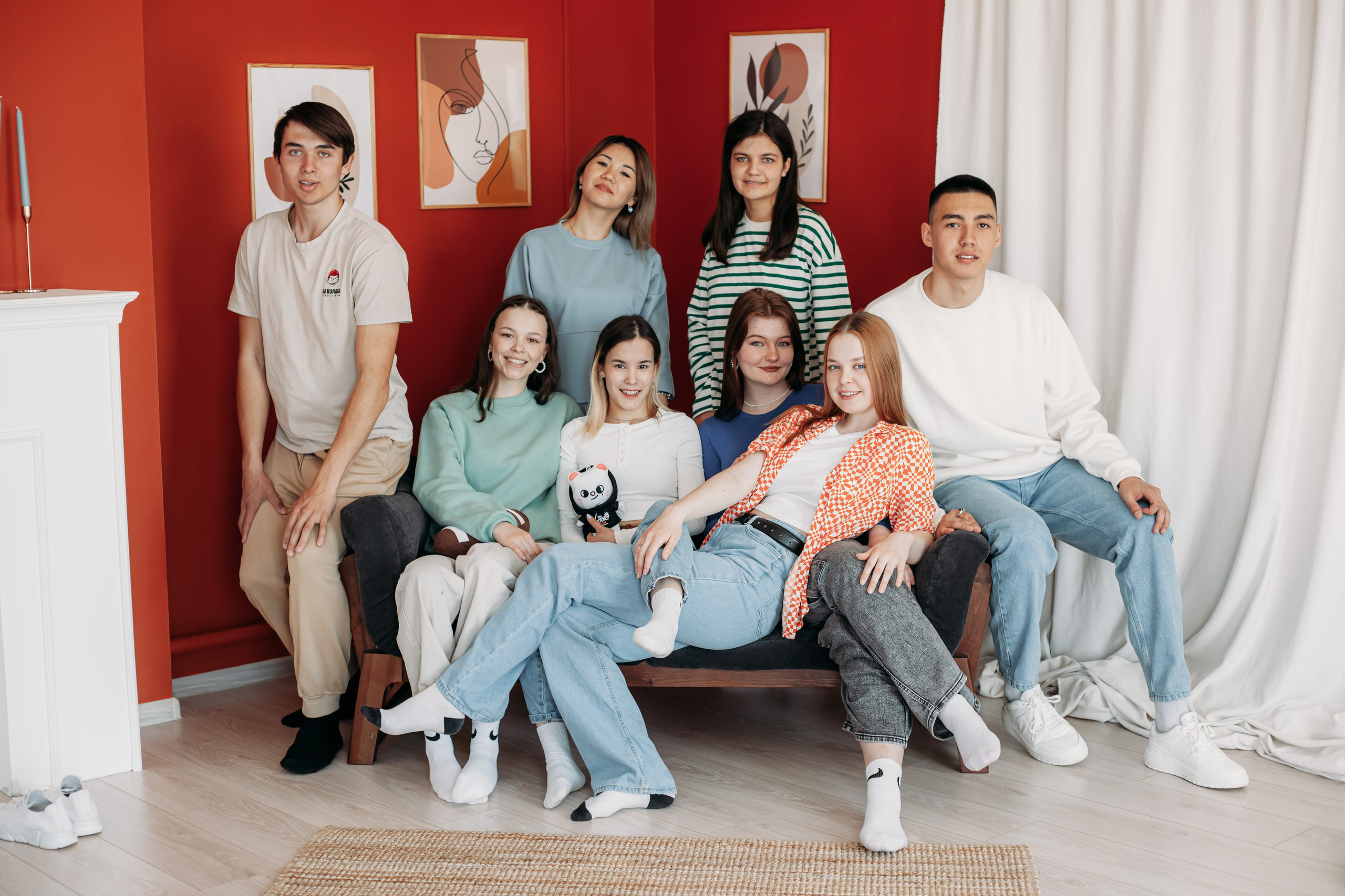 Школьники в студии. Фотограф Бурятия. Печать фотокниг