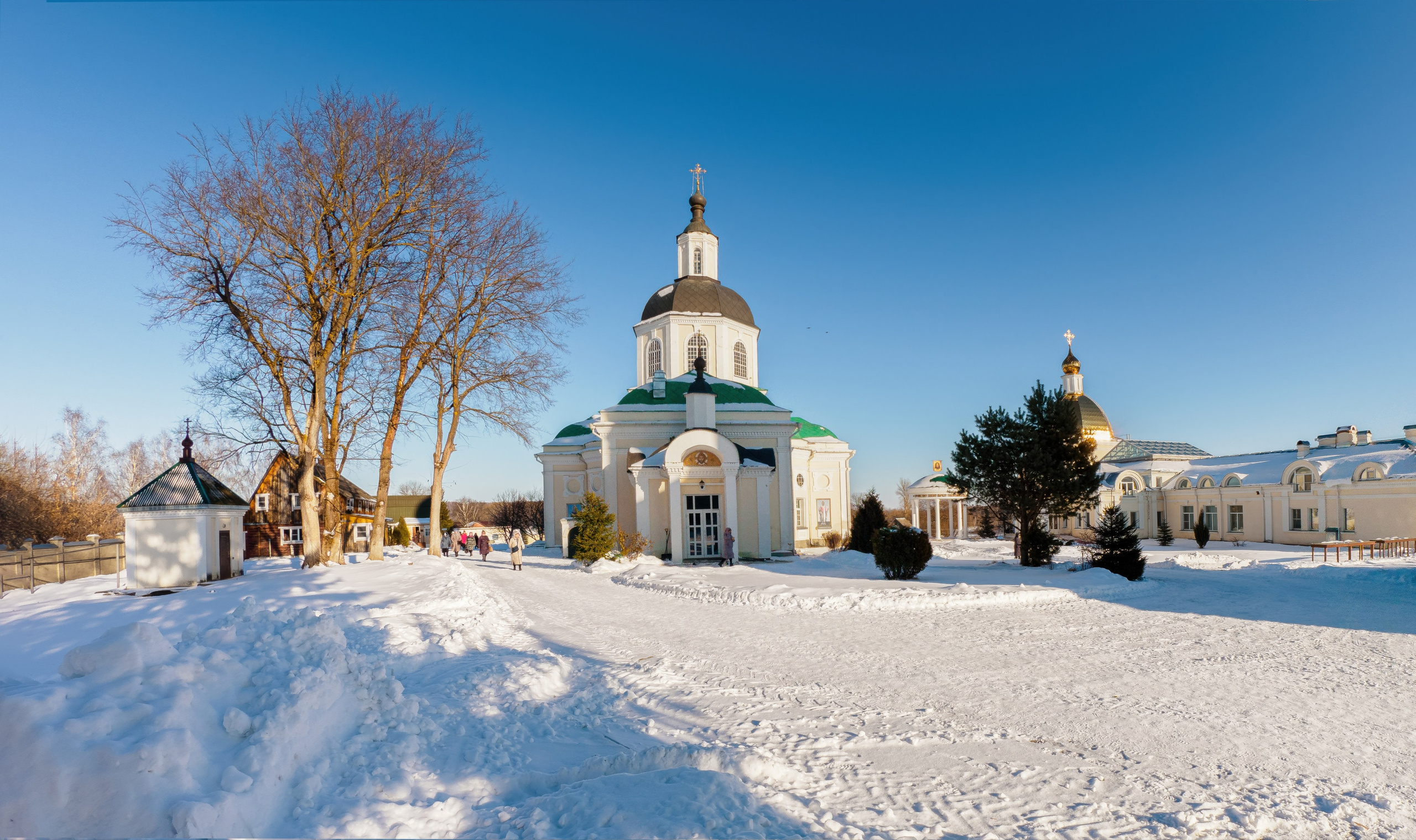 Оптина пустынь. Зима 2023 года. Фотограф Никифоров-Гордеев Сергей. Москва и МО