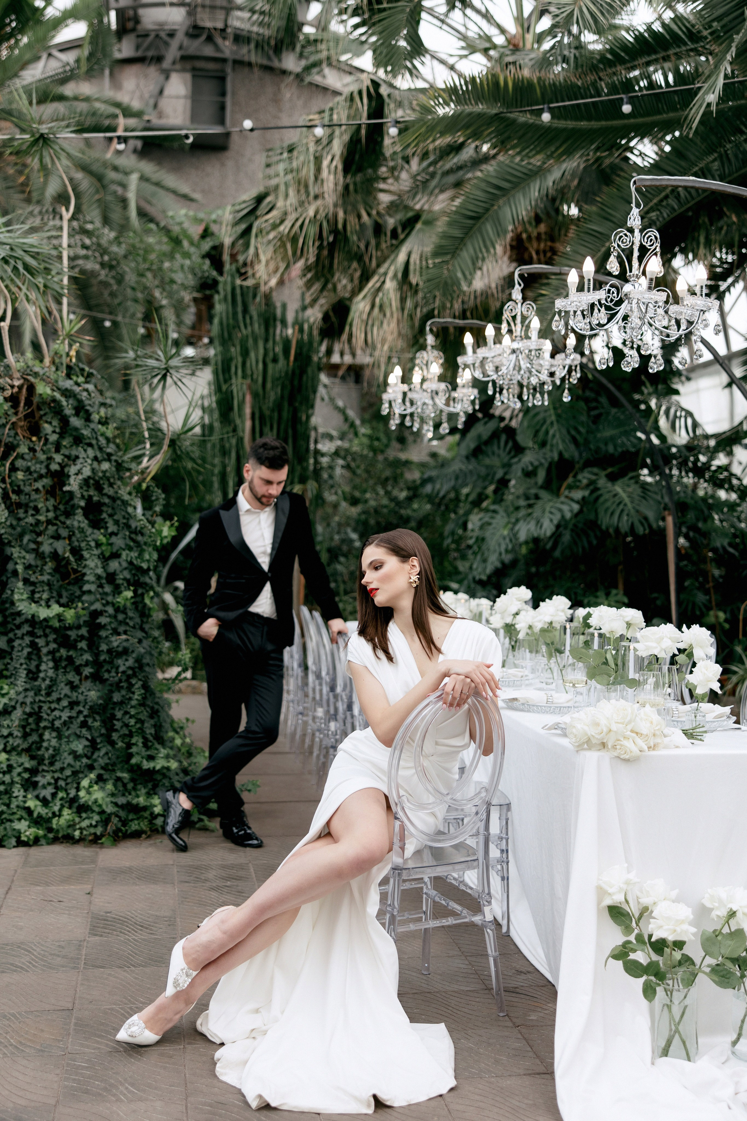 Оранжерея Таврического сада. Свадебный фотограф Москва