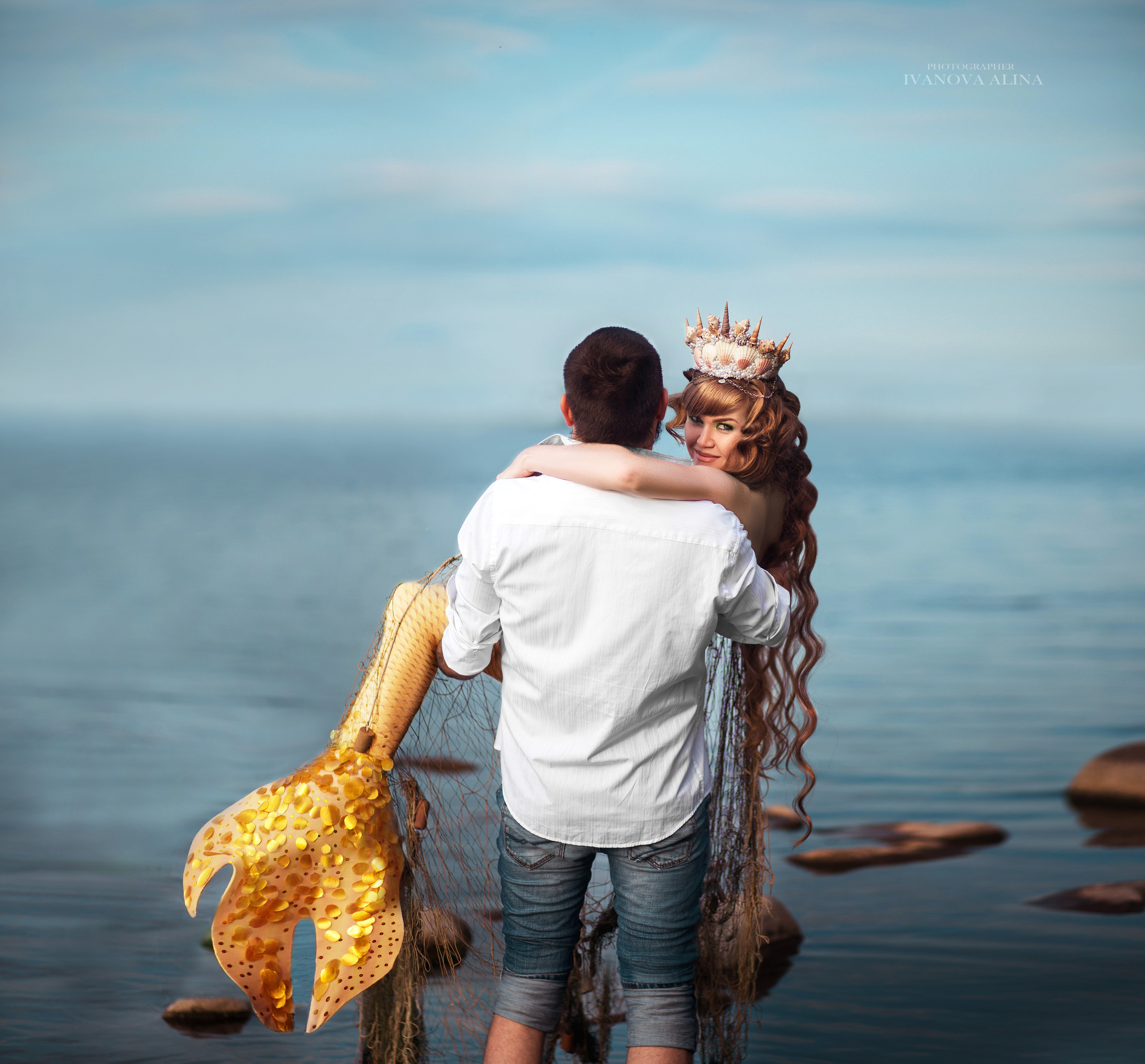 Русалка. Свадебный и портретный фотограф Алина Иванова. Екатеринбург-Москва