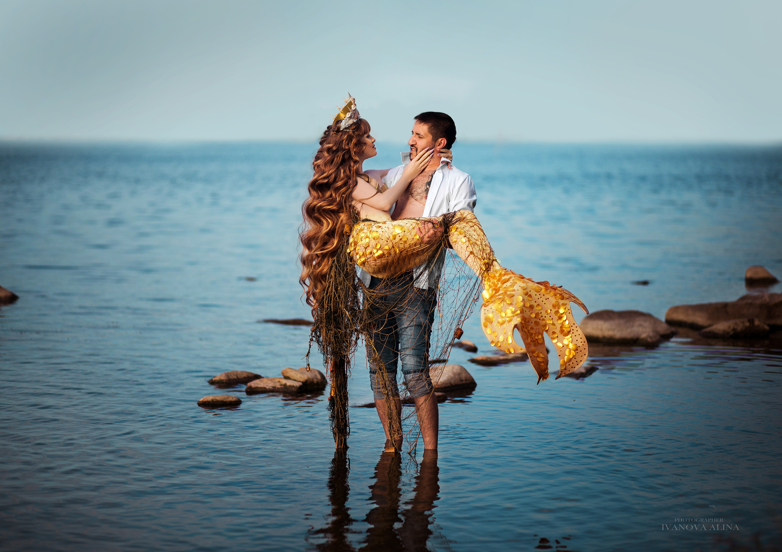 Русалка. Свадебный и портретный фотограф Алина Иванова. Екатеринбург-Москва
