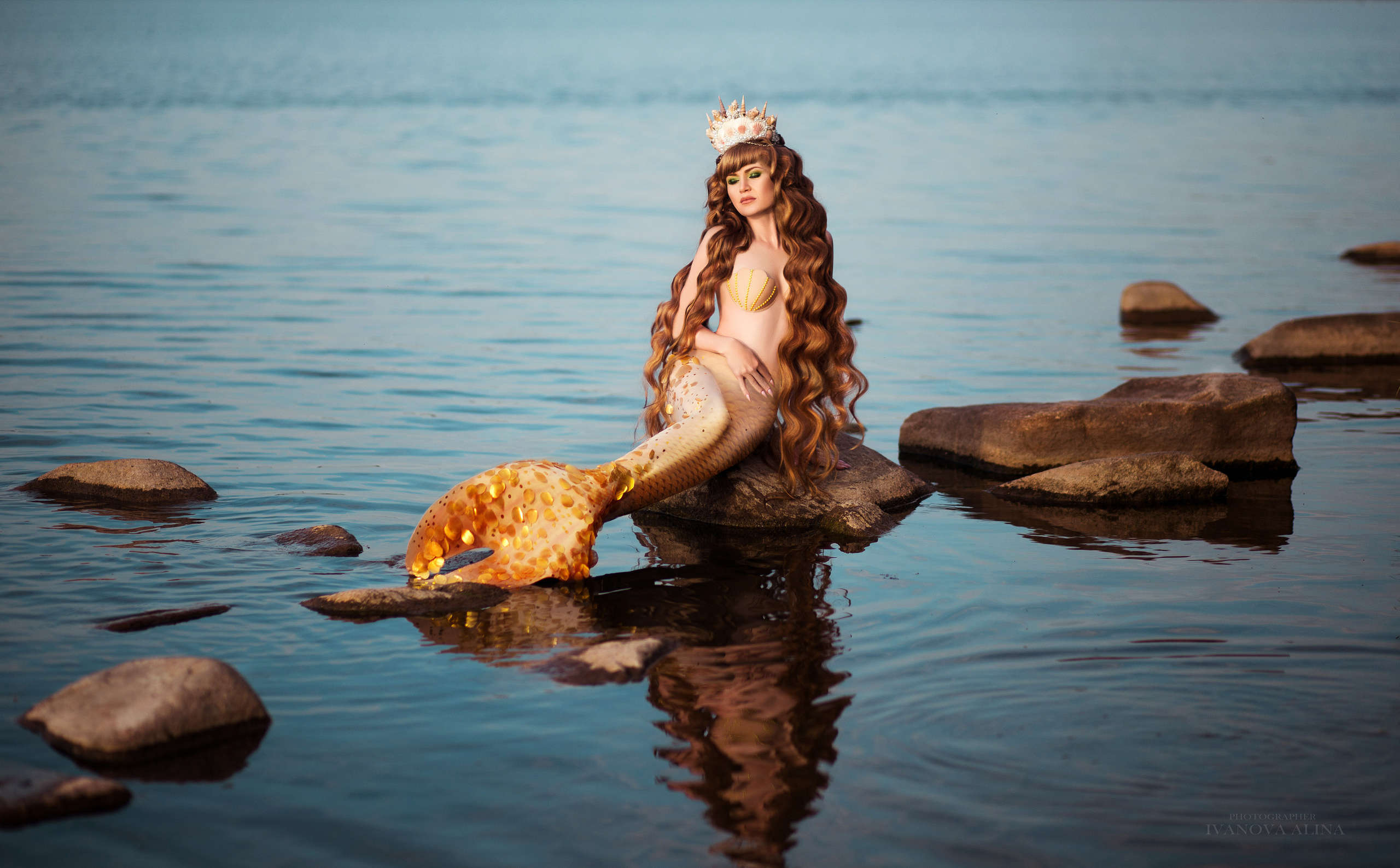 Русалка. Свадебный и портретный фотограф Алина Иванова. Екатеринбург-Москва