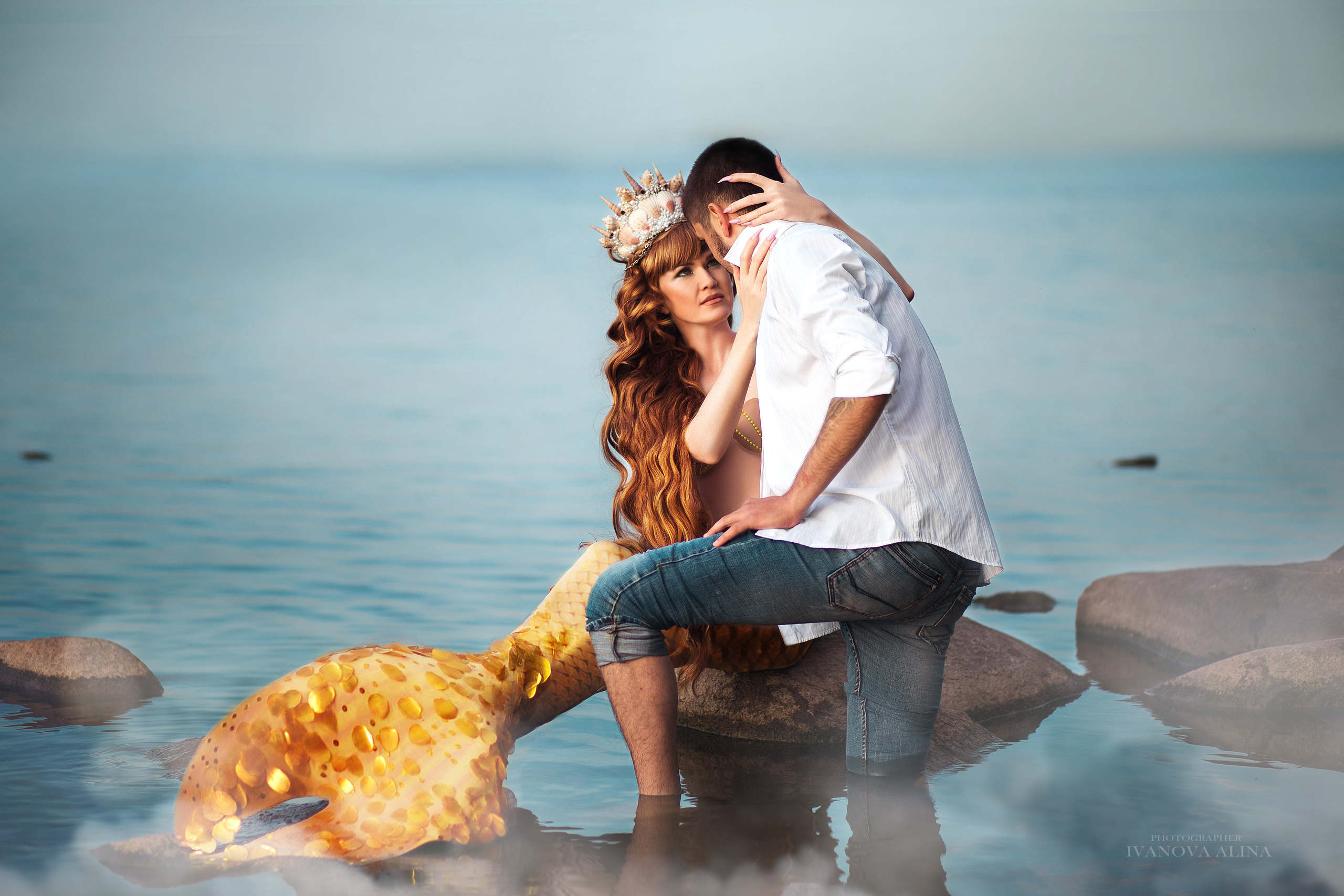 Русалка. Свадебный и портретный фотограф Алина Иванова. Екатеринбург-Москва