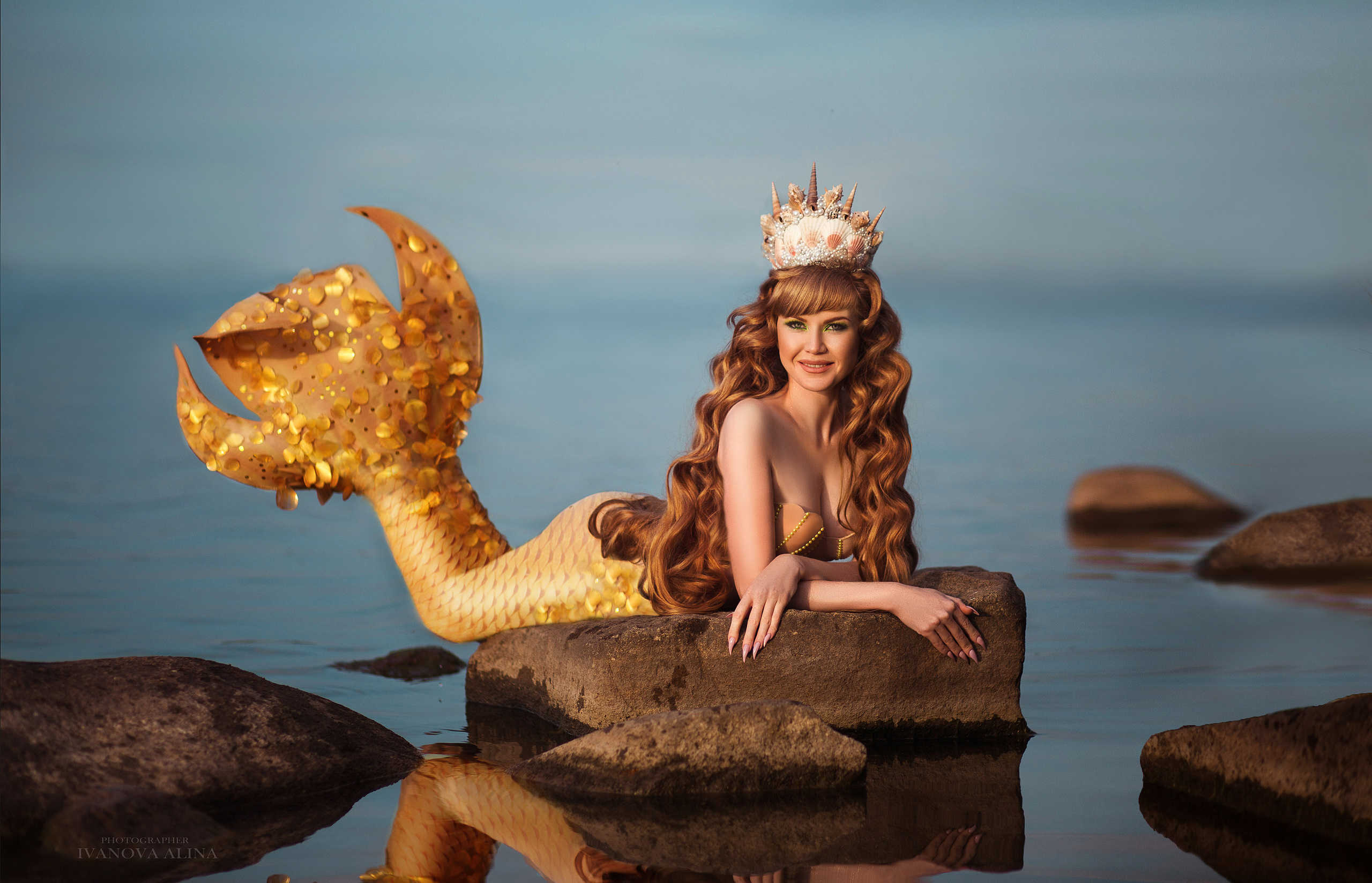 Русалка. Свадебный и портретный фотограф Алина Иванова. Екатеринбург-Москва