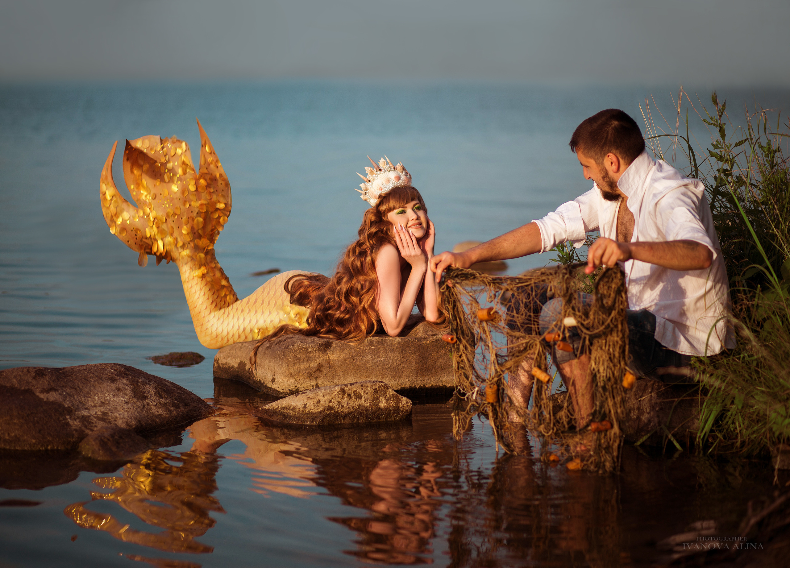 Русалка. Свадебный и портретный фотограф Алина Иванова. Екатеринбург-Москва