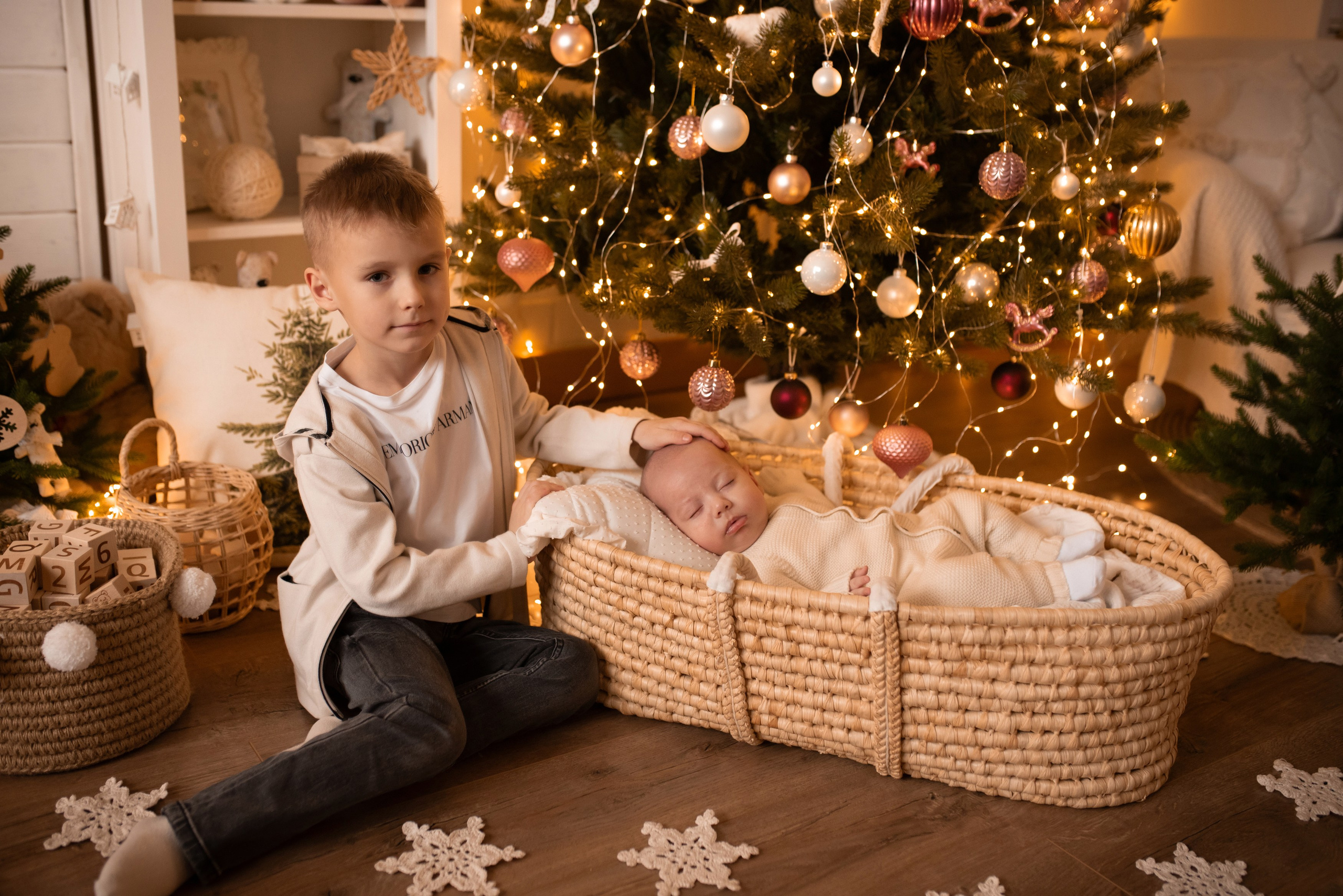 Новогодняя история для Льва. Фотограф новорожденных и детей до года в Челябинске Иванова Елена