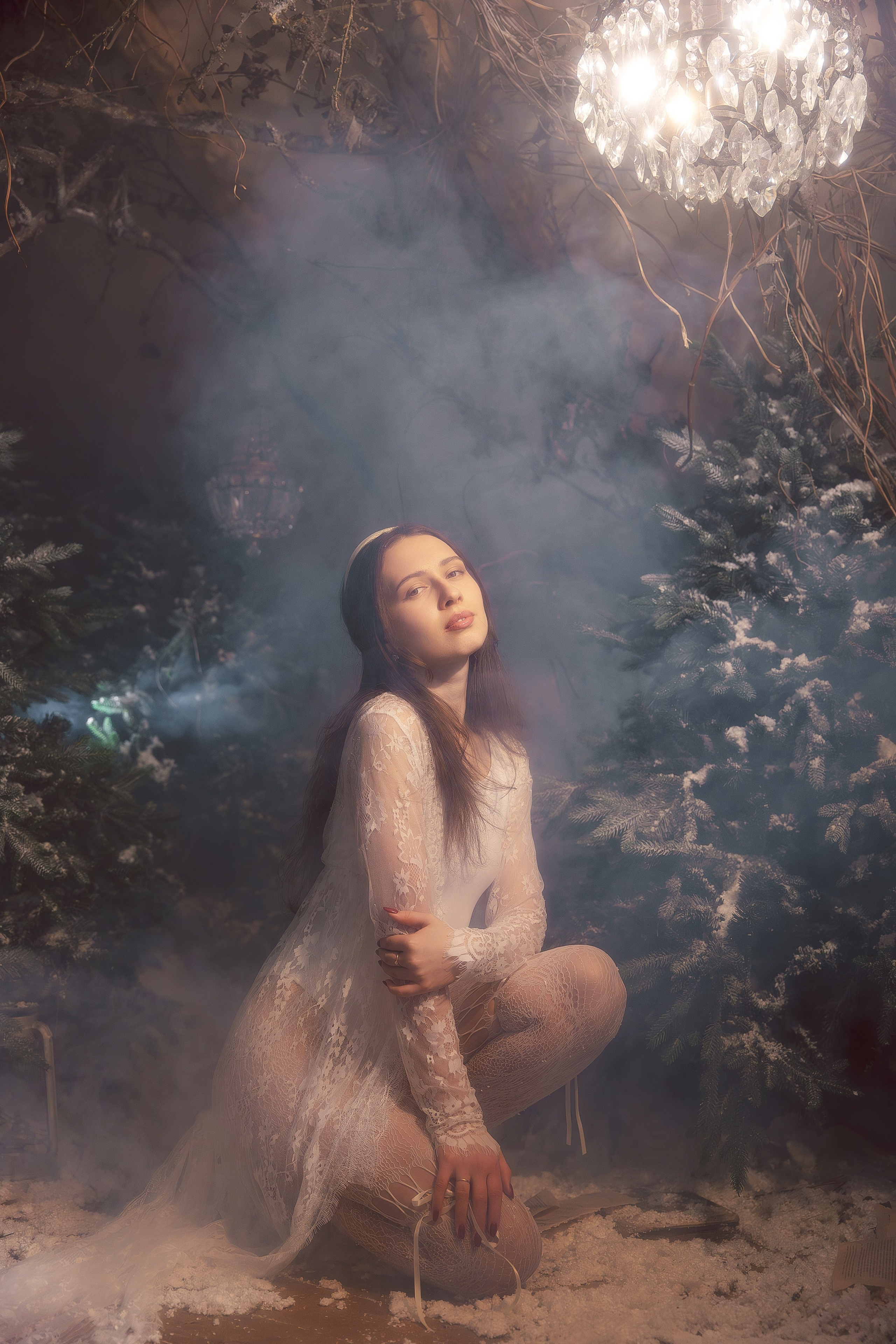 Зимняя сказка на чердаке. Семейный и женский фотограф в Москве Надежда Воробьева